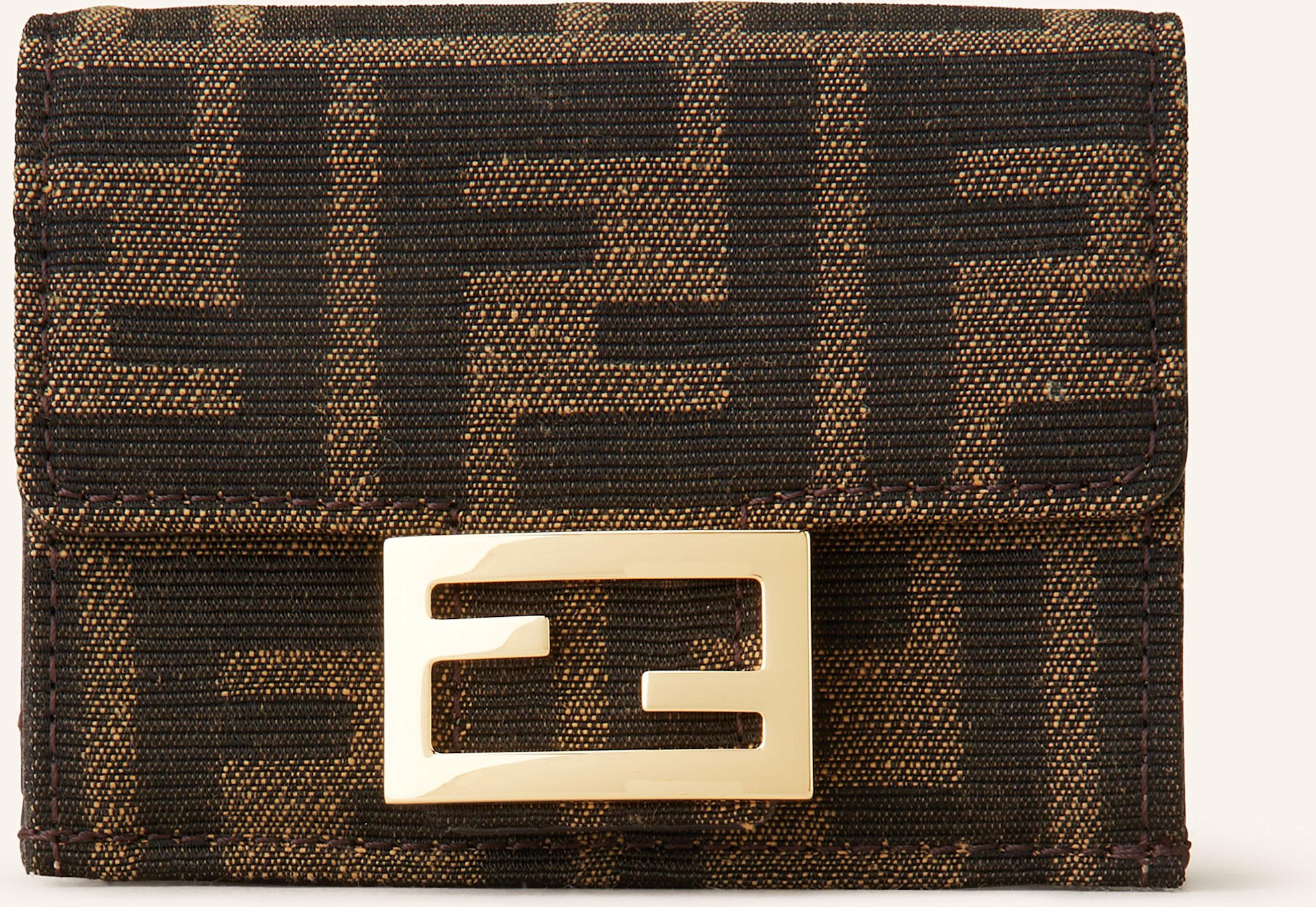 Fendi Geldbörse Ff braun