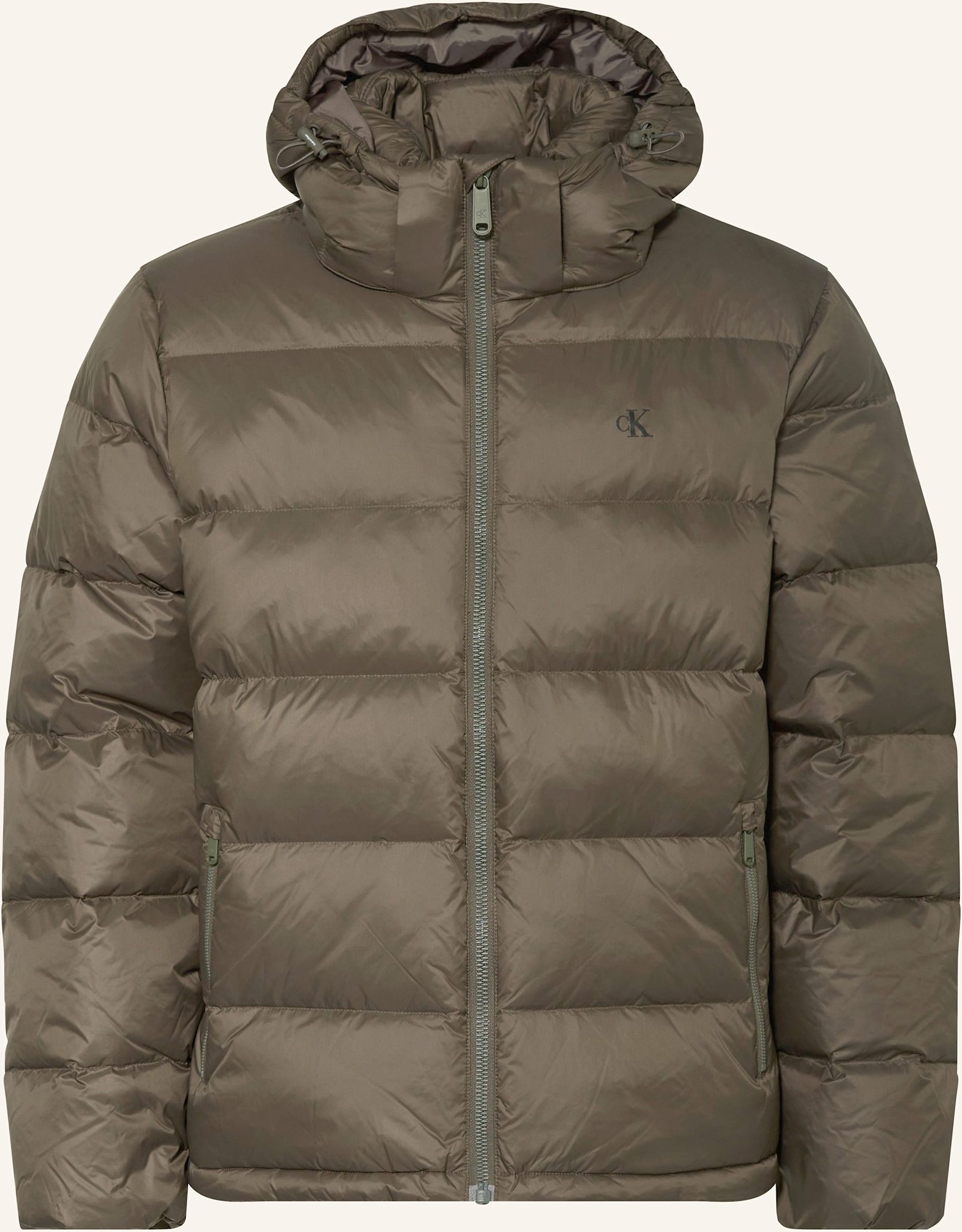 Thumbnail - Calvin Klein Jeans Daunenjacke Mit Abnehmbarer Kapuze braun