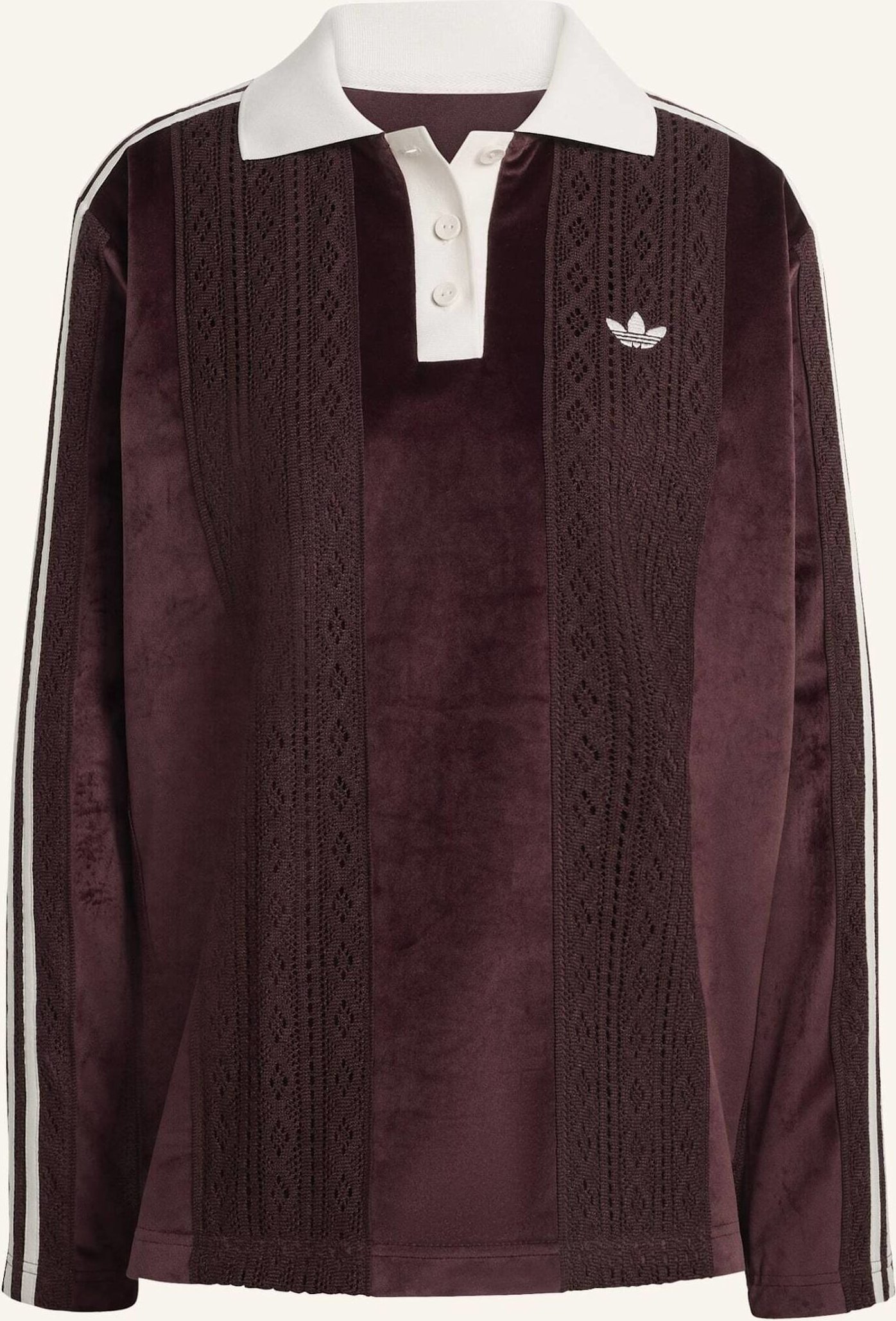 Adidas Originals Jersey-Poloshirt Winterised rot