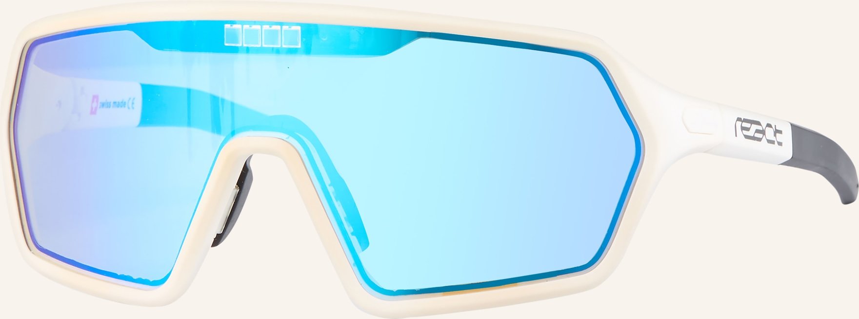 React Multisportbrille Rev weiss