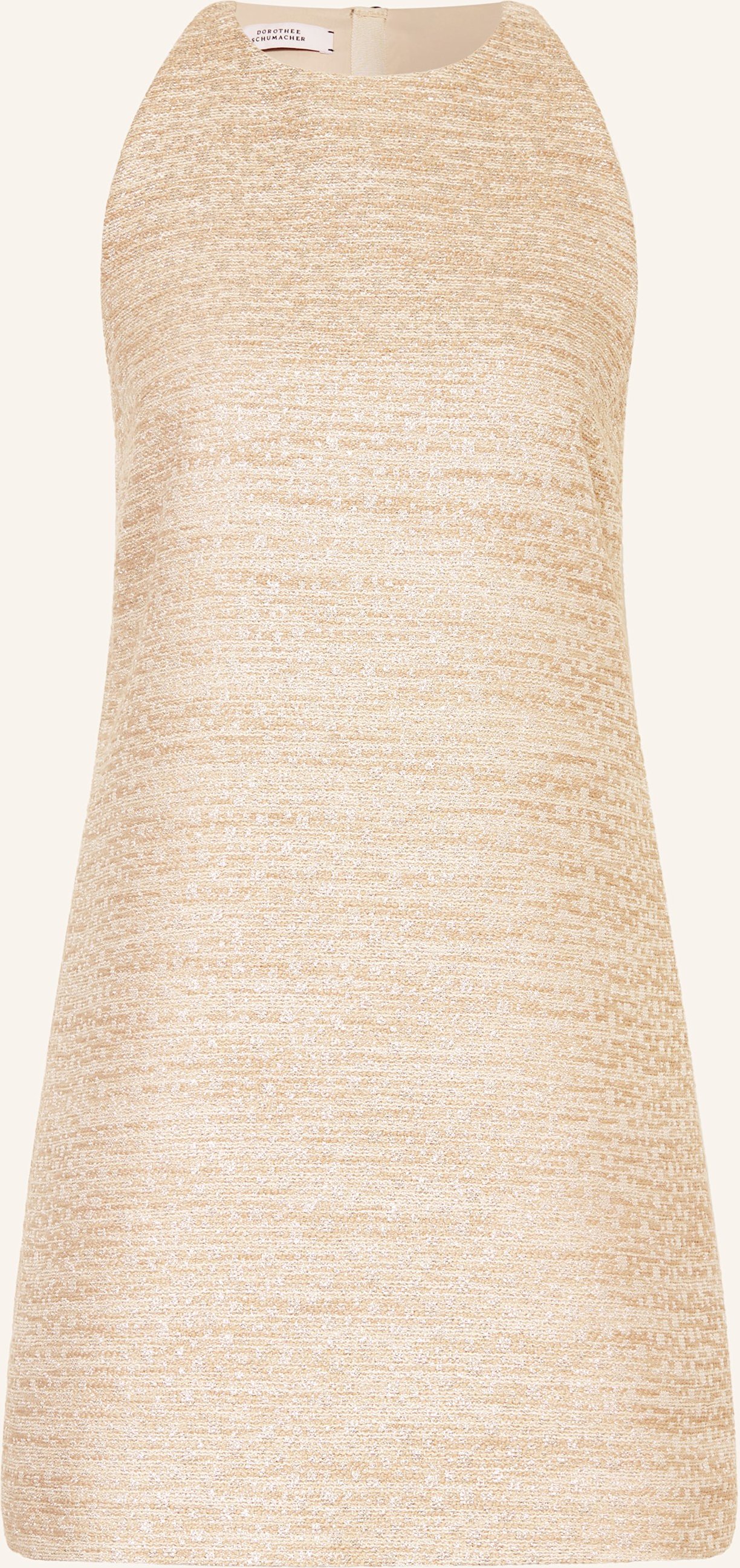 Dorothee Schumacher Cocktailkleid Shiny Coolness Mit Glitzergarn gold