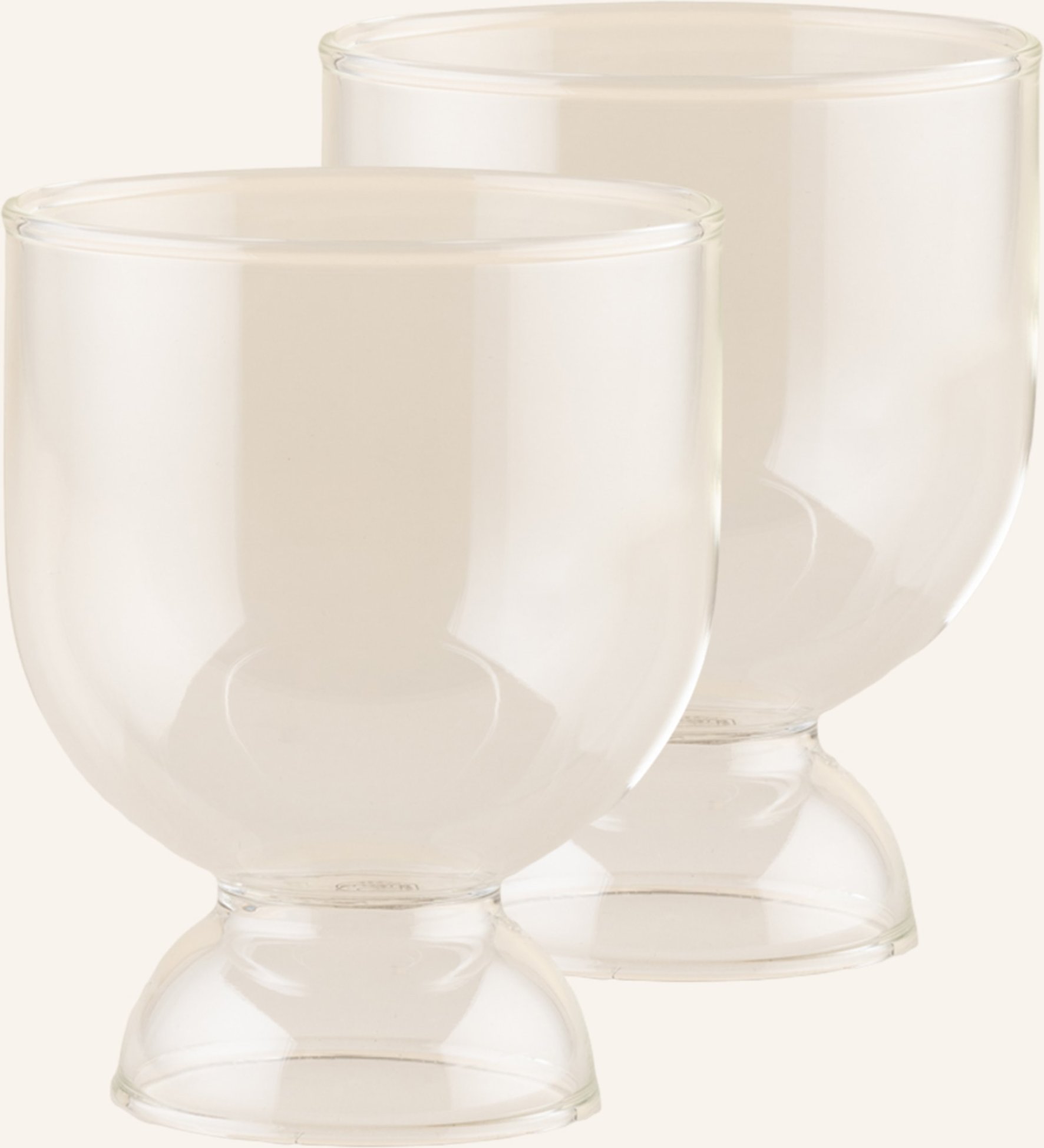 Thumbnail - Ferm Living 2er-Set Trinkgläser Still transparent