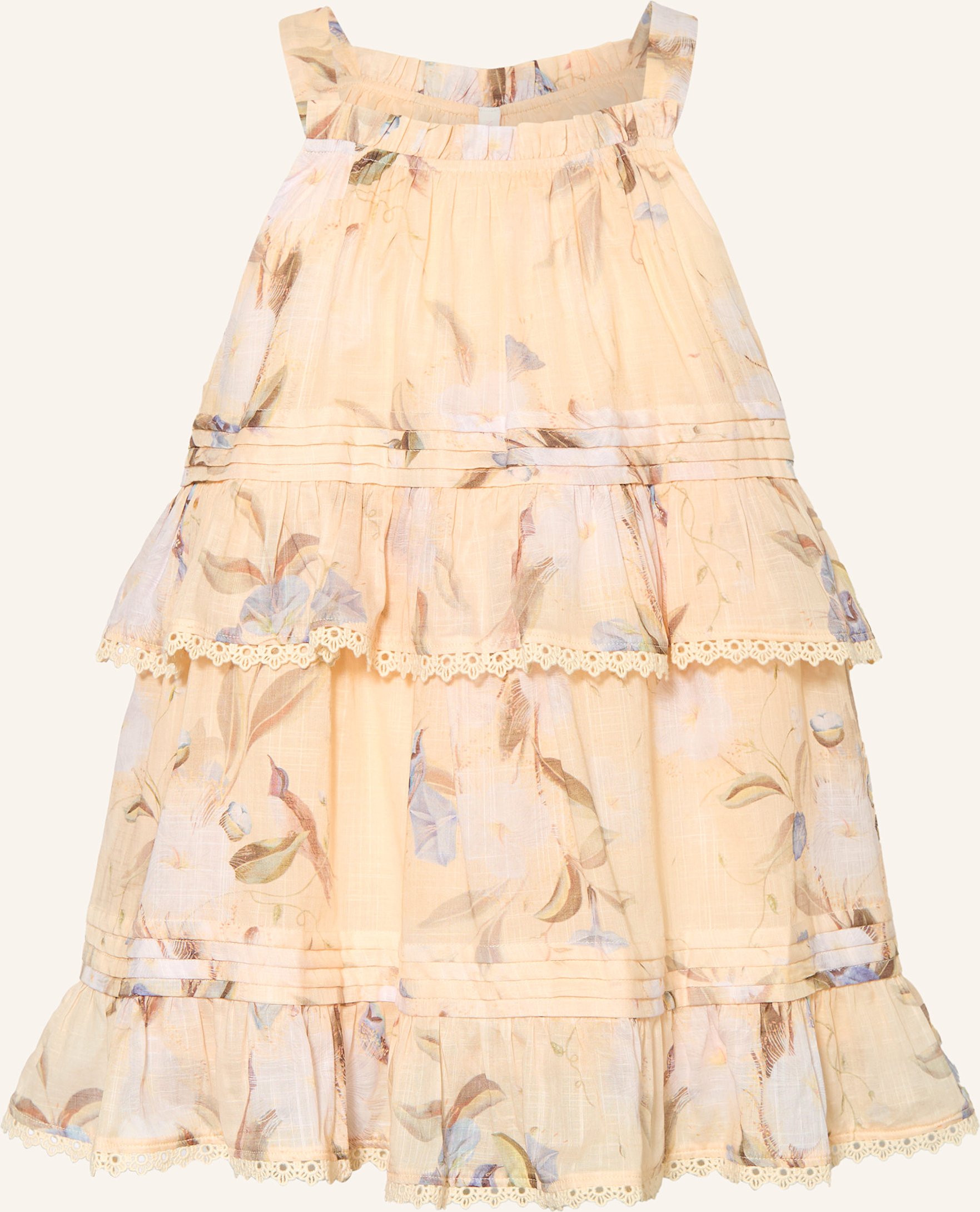 Zimmermann Kleid Cascadian rosa