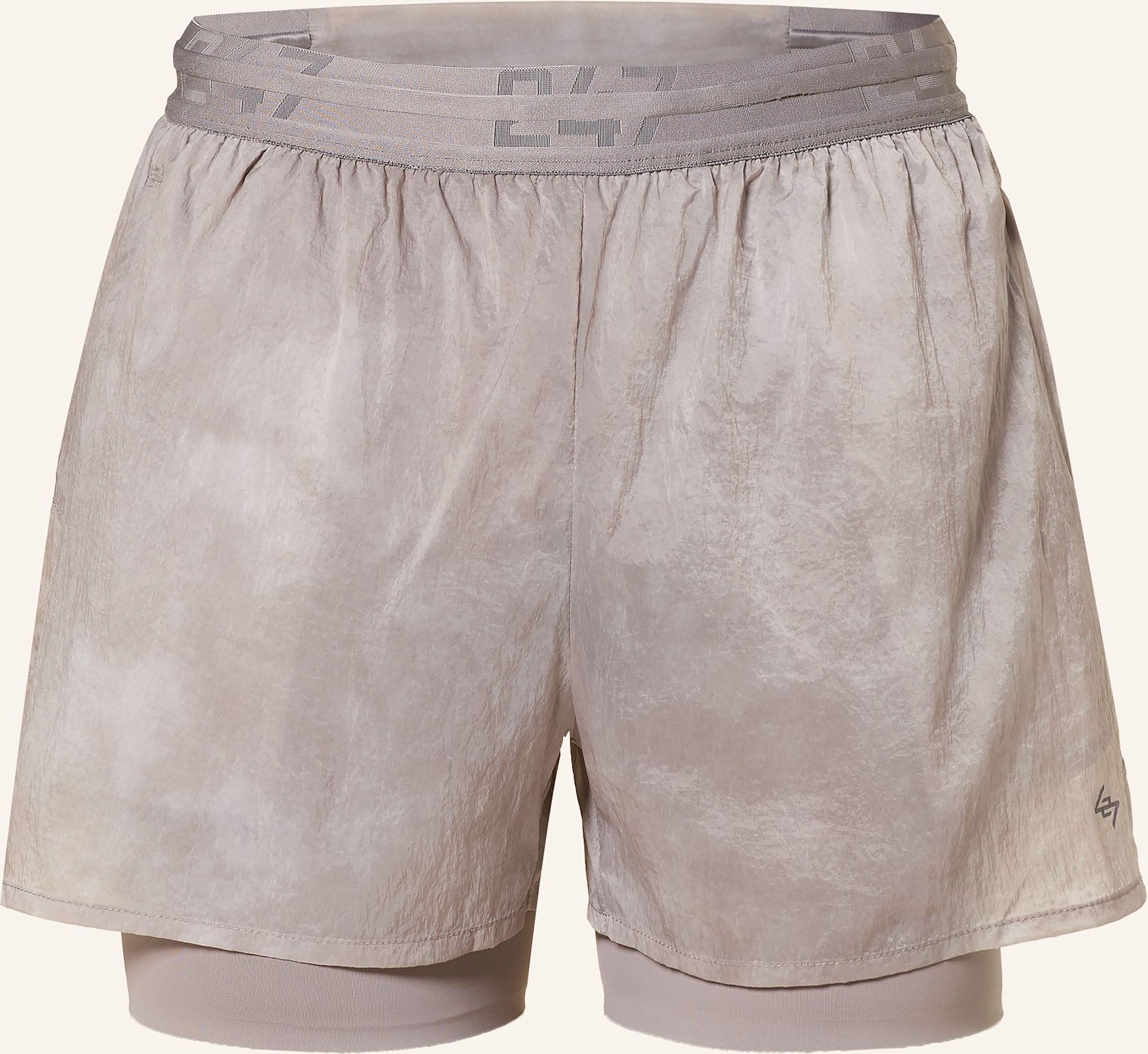 247 Represent 2-In-1-Laufshorts Trail grau