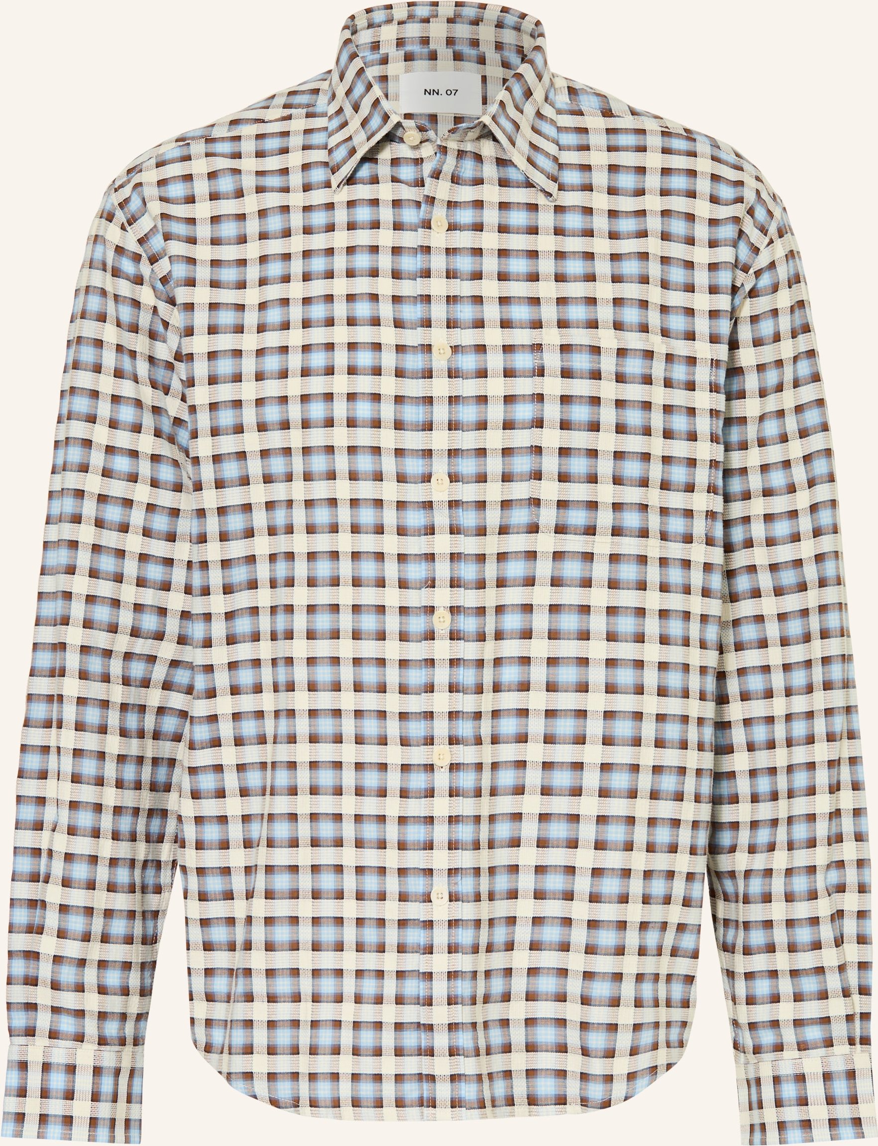 Nn.07 Hemd Deon Comfort Fit blau