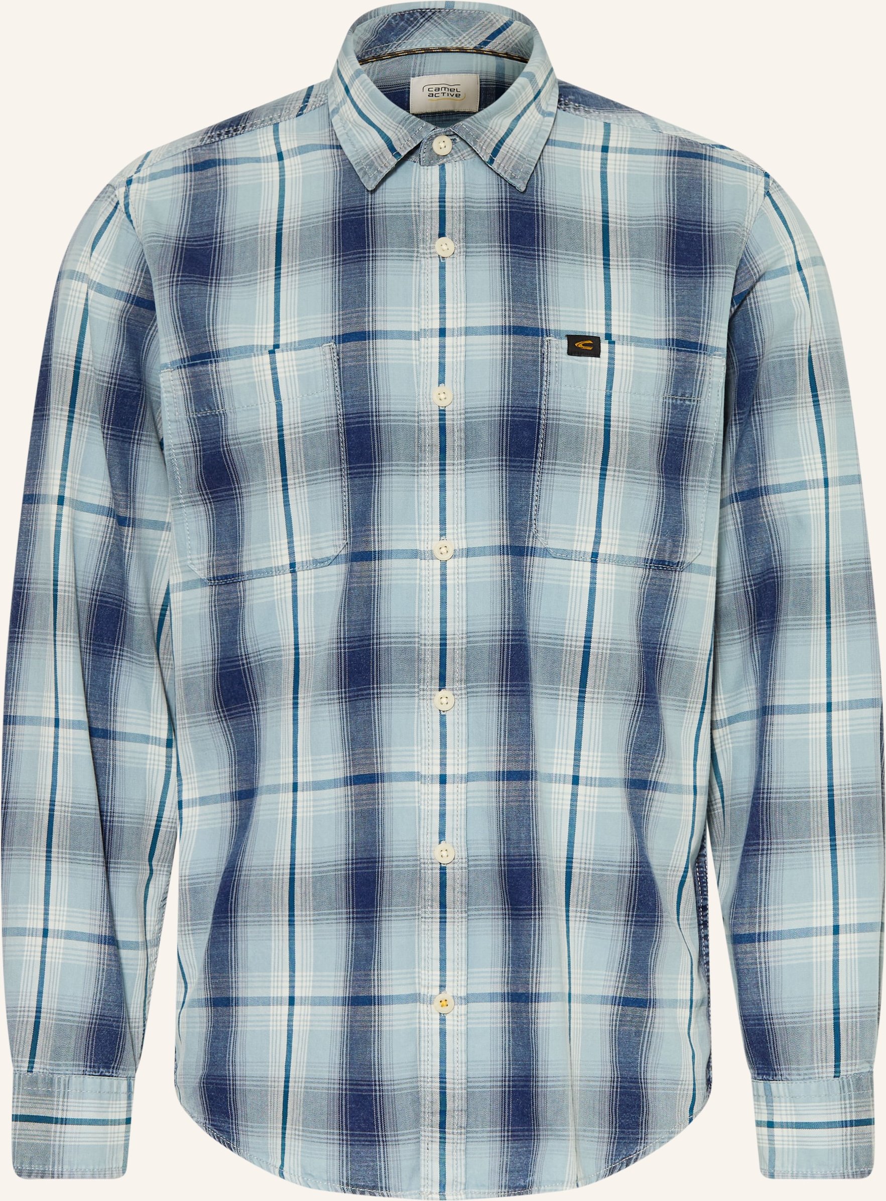 Camel Active Hemd Regular Fit blau