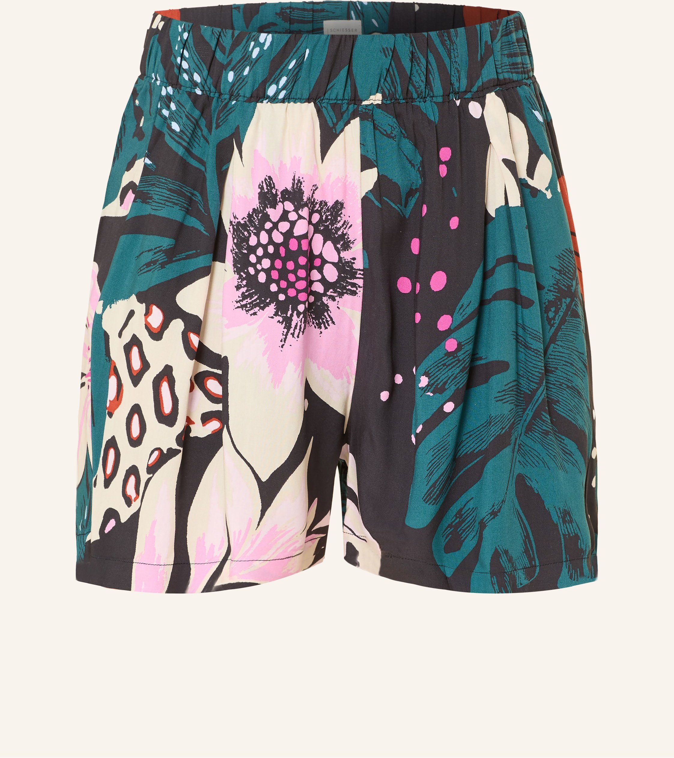 Schiesser Schlafshorts Mix+Relax gruen