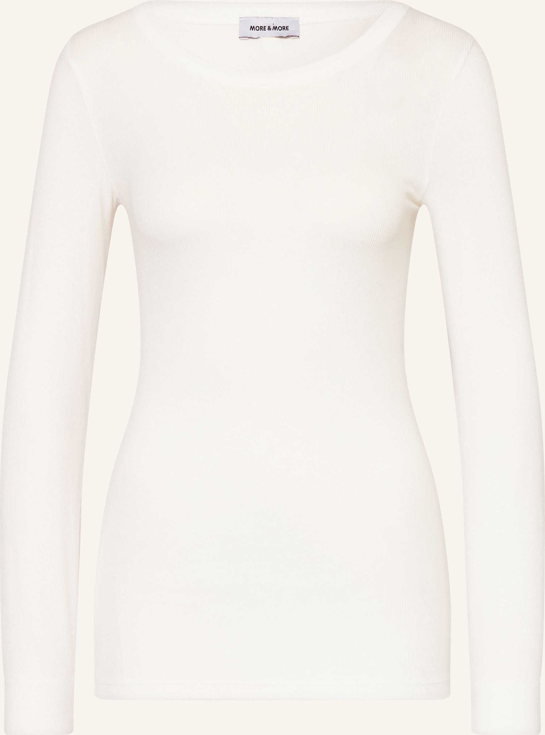 More & More Longsleeve weiss