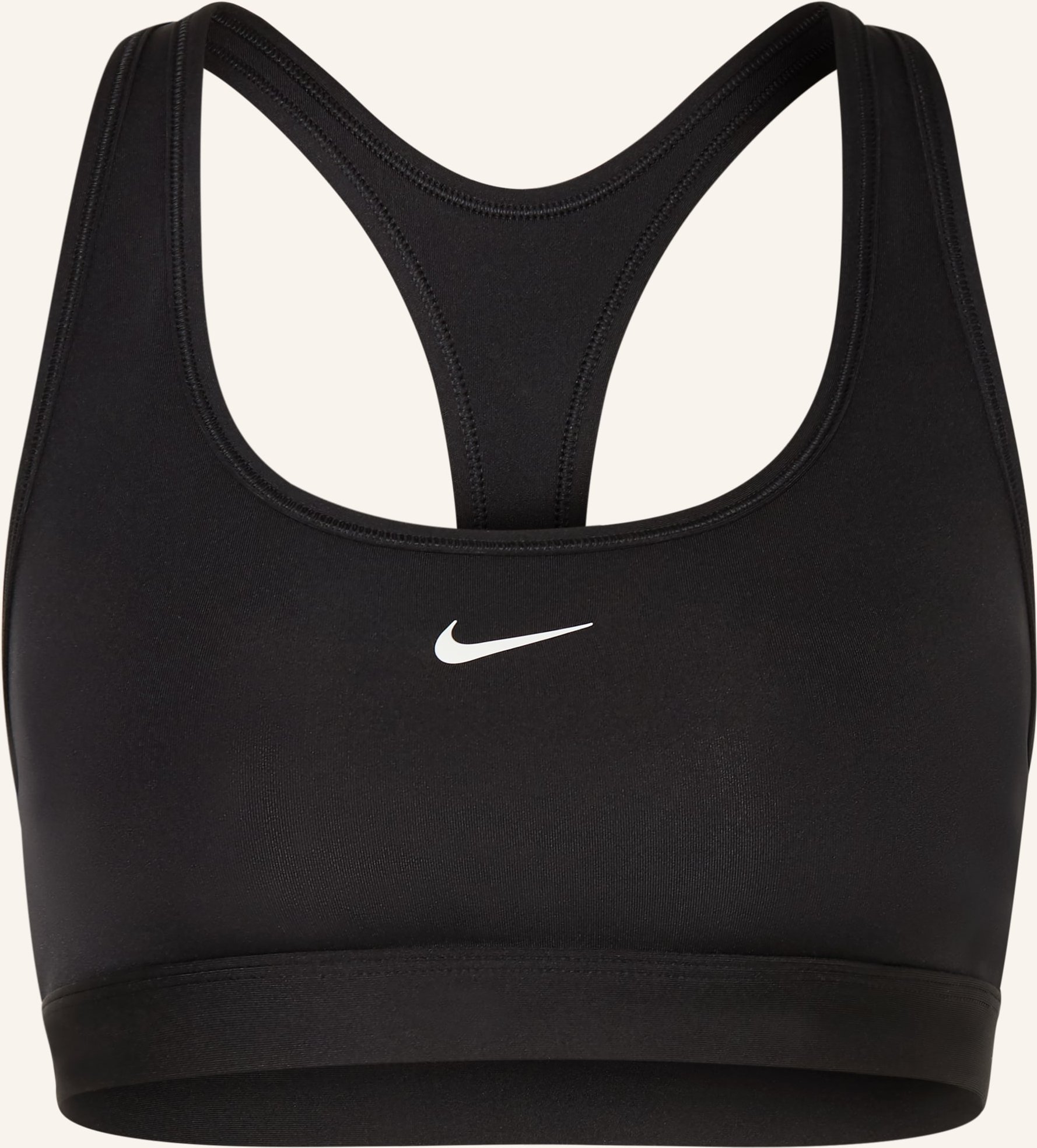 Nike Sport-Bh Swoosh schwarz