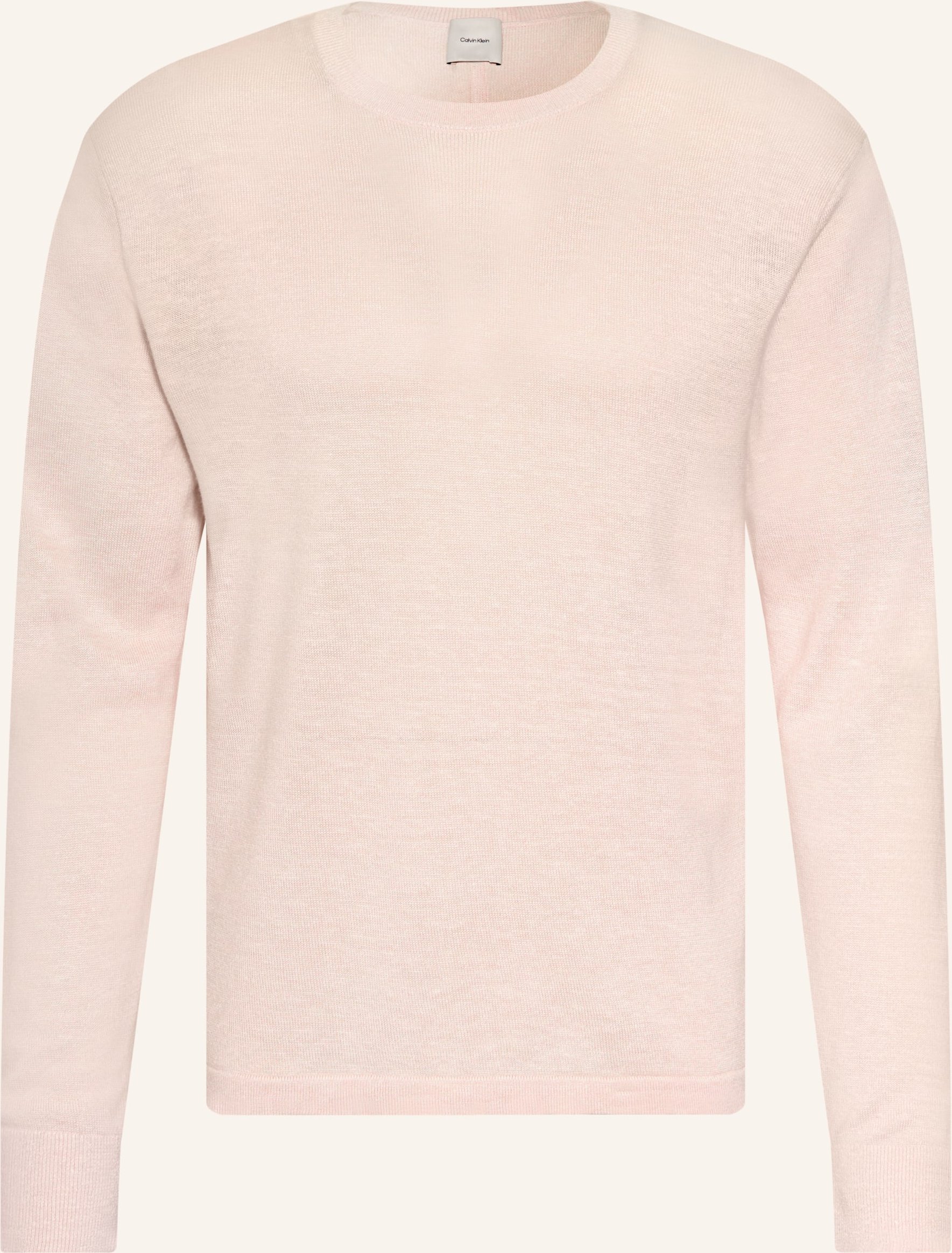 Calvin Klein Pullover Mit Leinen rosa