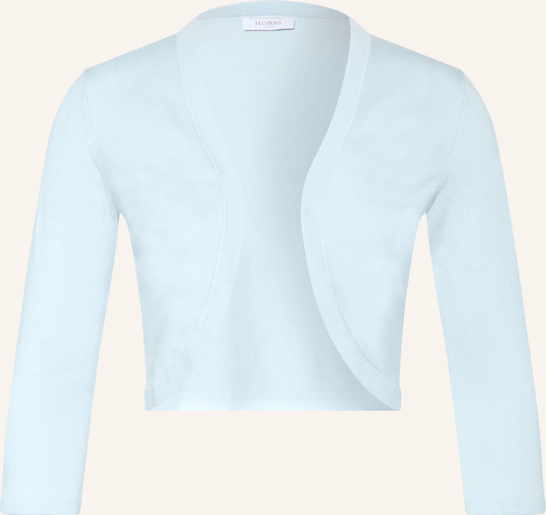 Hobbs Strick-Bolero Carrie Mit 3/4-Arm blau
