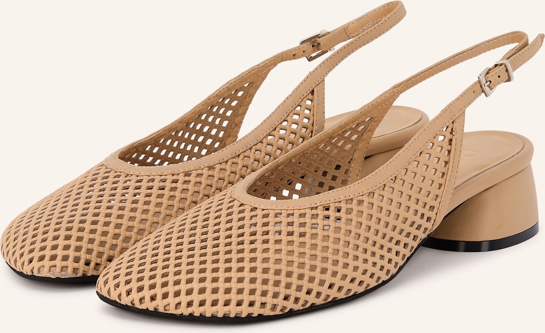 Poeve Slingpumps Lira beige