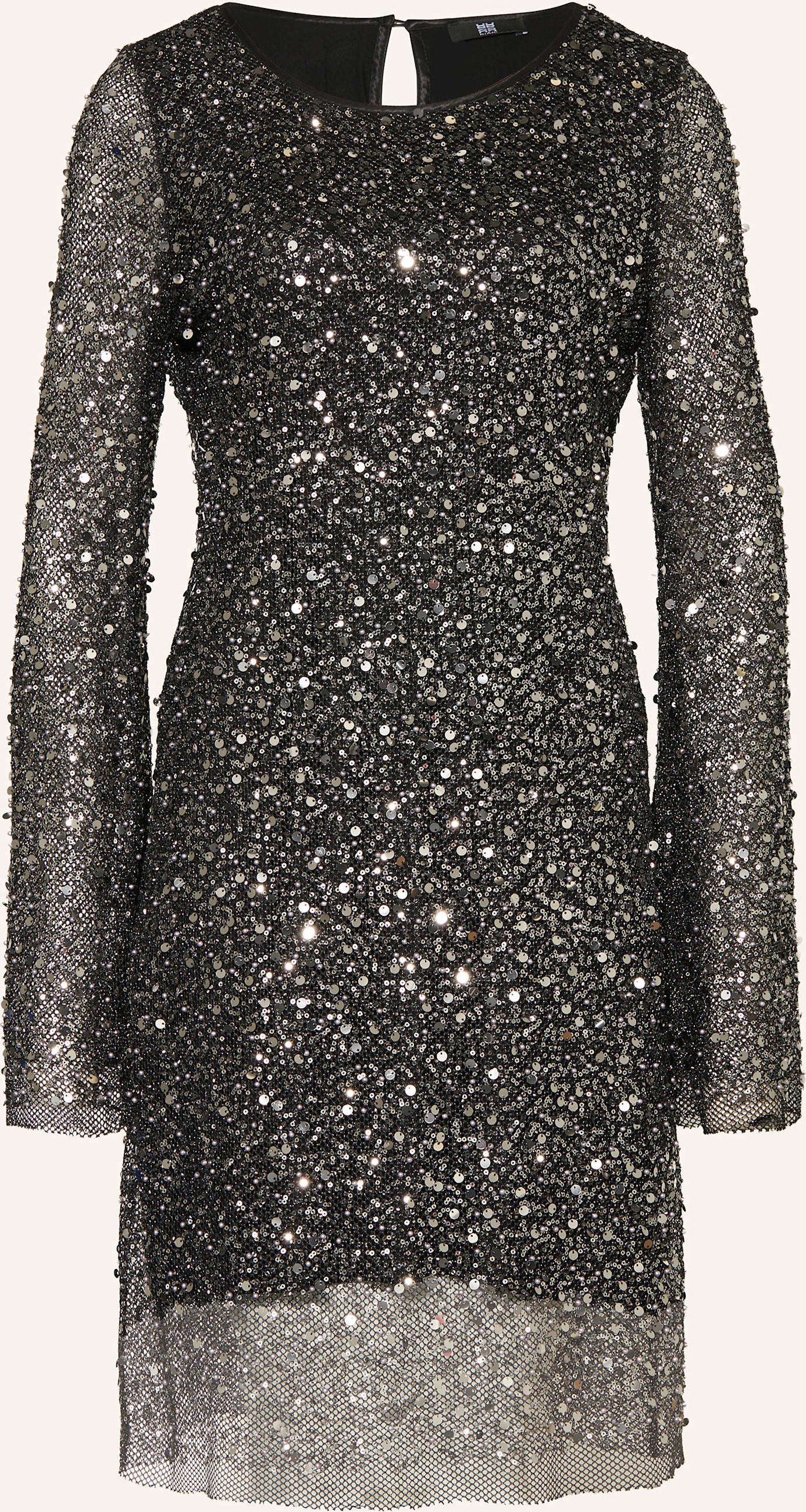Riani Meshkleid Mit Pailletten schwarz