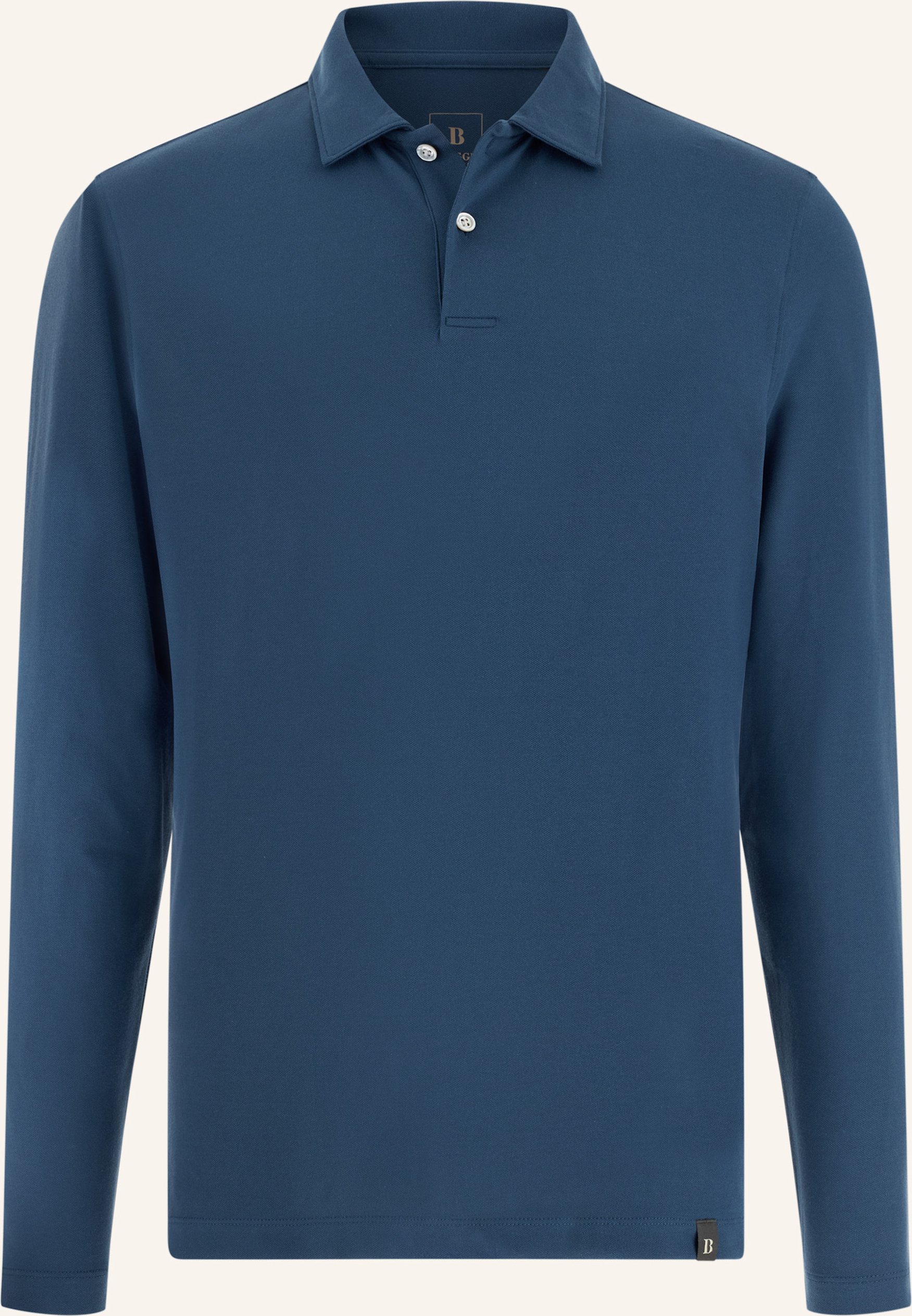 Boggi Milano Jersey-Poloshirt blau