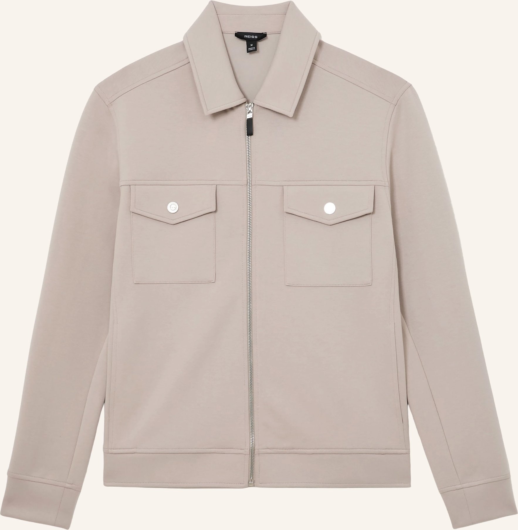 Reiss Overshirt Medina beige
