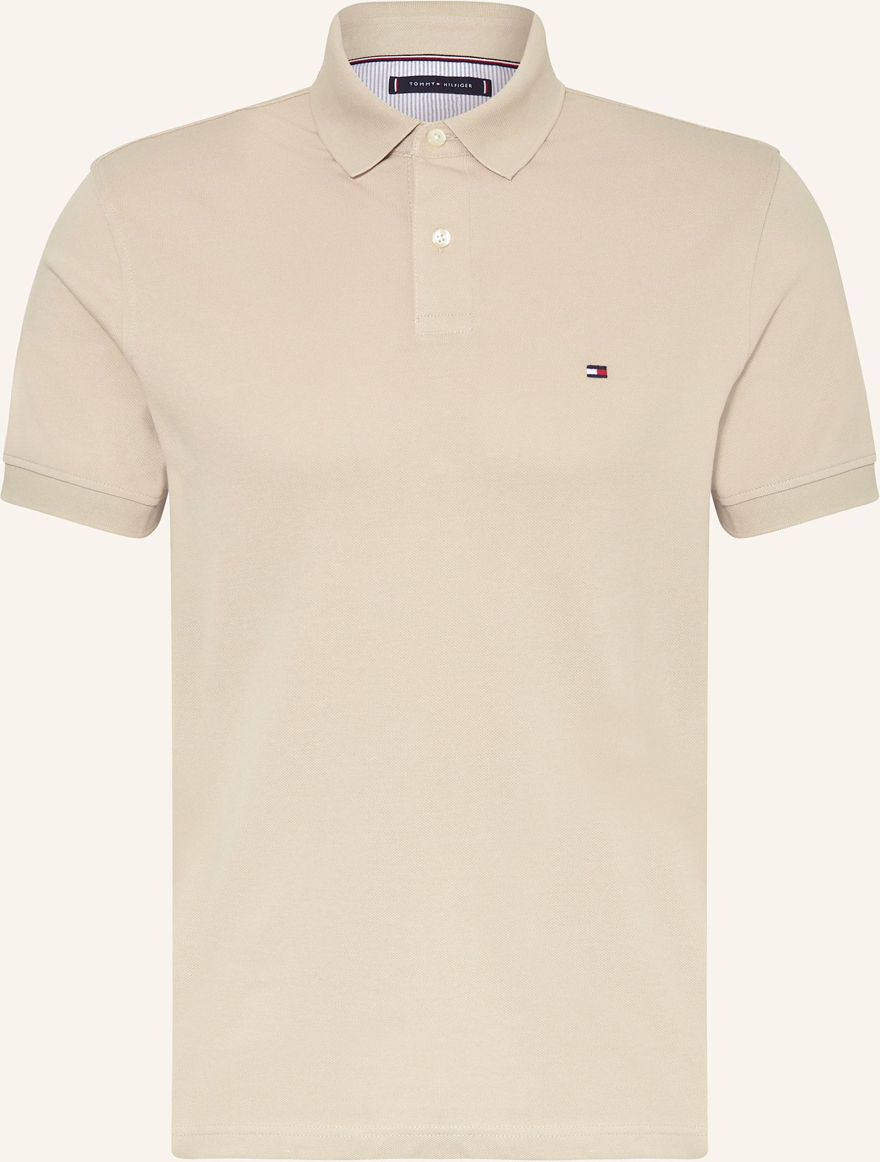 Tommy Hilfiger Piqué-Poloshirt Regular Fit beige