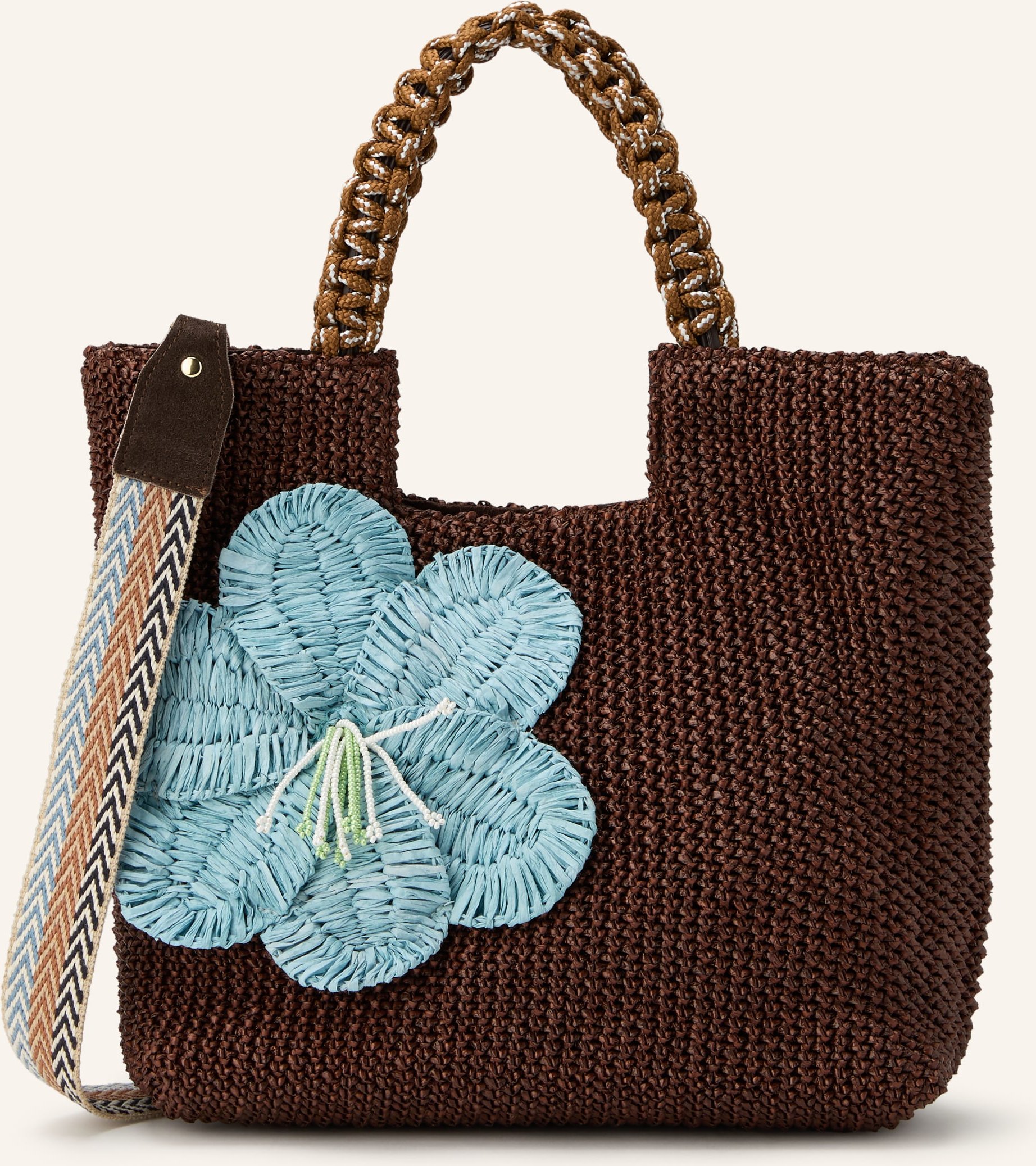 Viamailbag Shopper Tenerife Knit braun