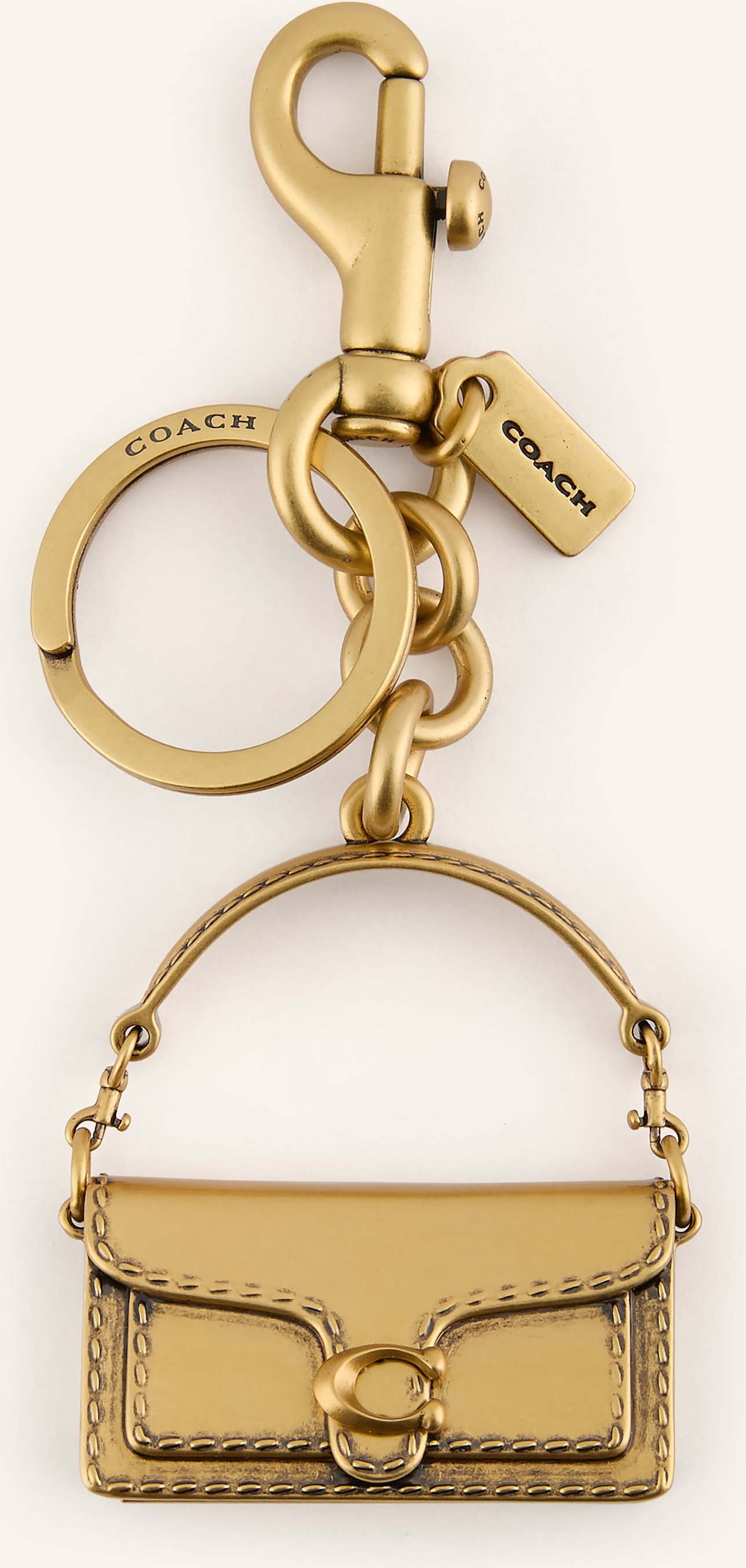 Coach Taschenanhänger Tabby gold