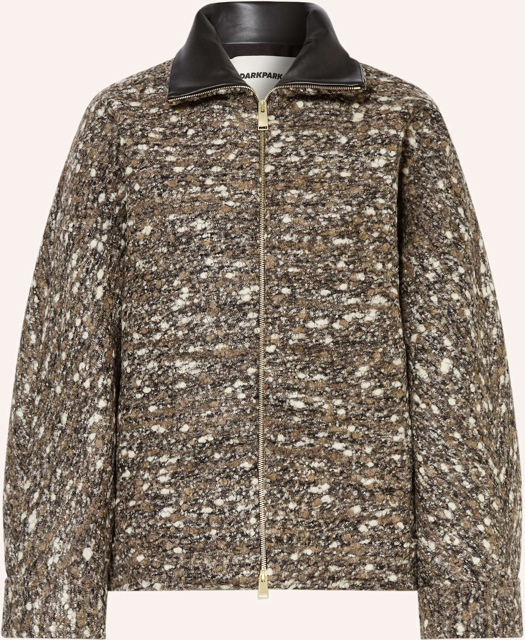 Darkpark Bouclé-Jacke Celine braun