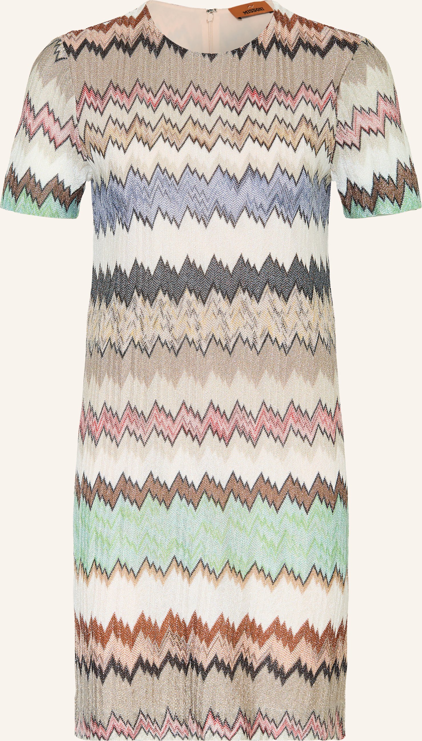 Missoni Strickkleid Mit Glitzergarn schwarz