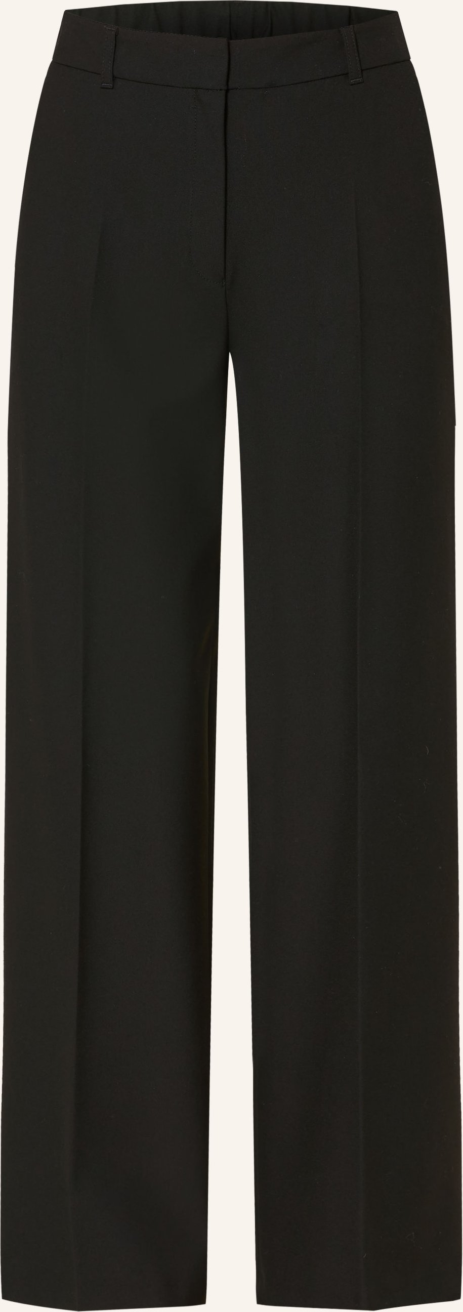 S.Oliver Black Label Marlenehose schwarz