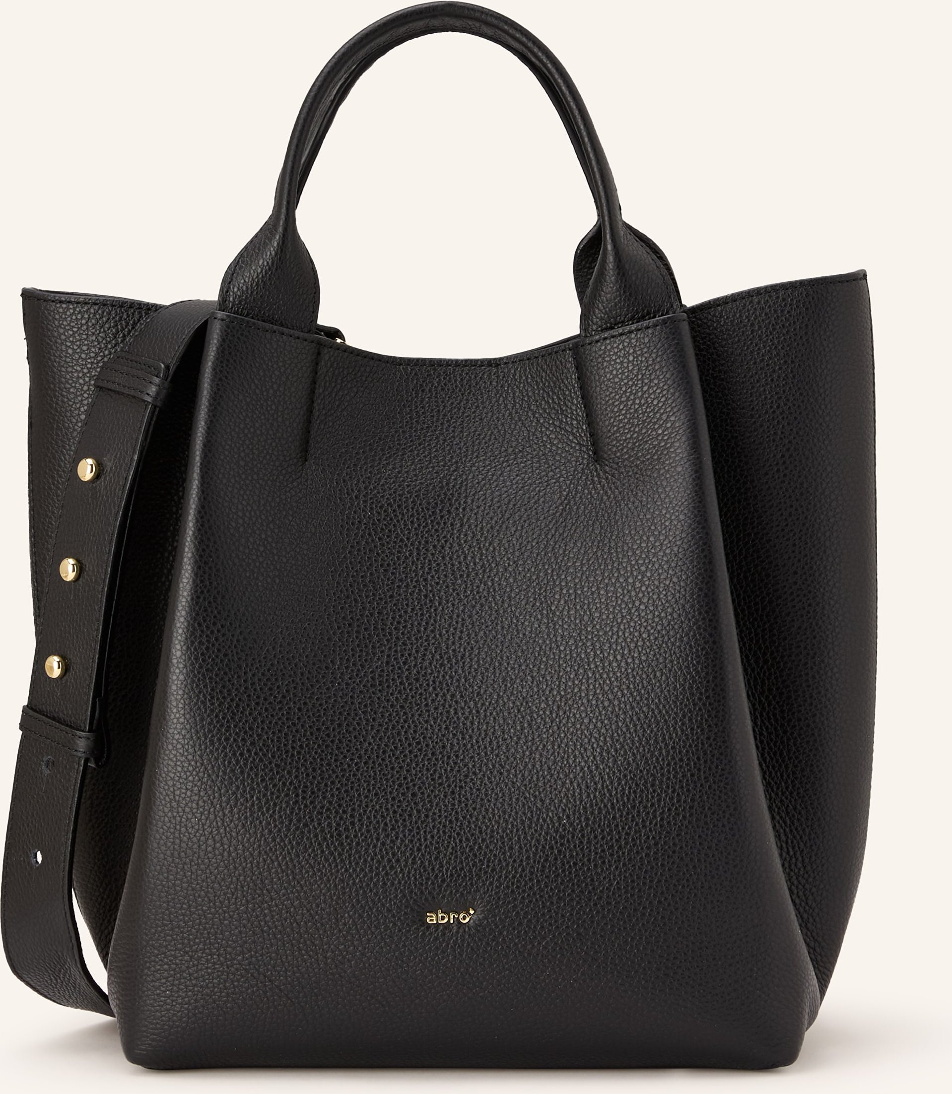 Abro Handtasche Agave Mit Pouch schwarz