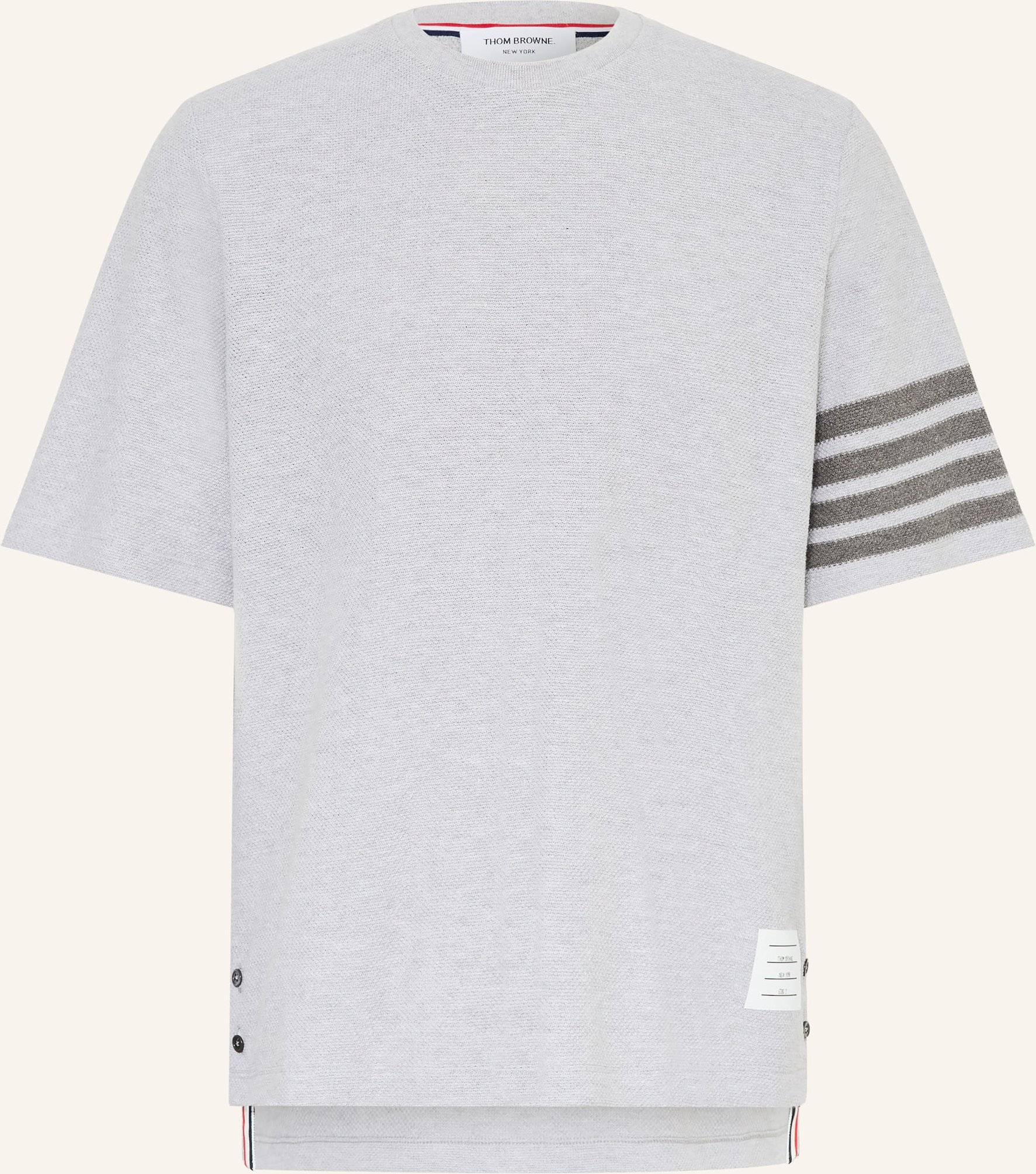 Thom Browne. T-Shirt grau