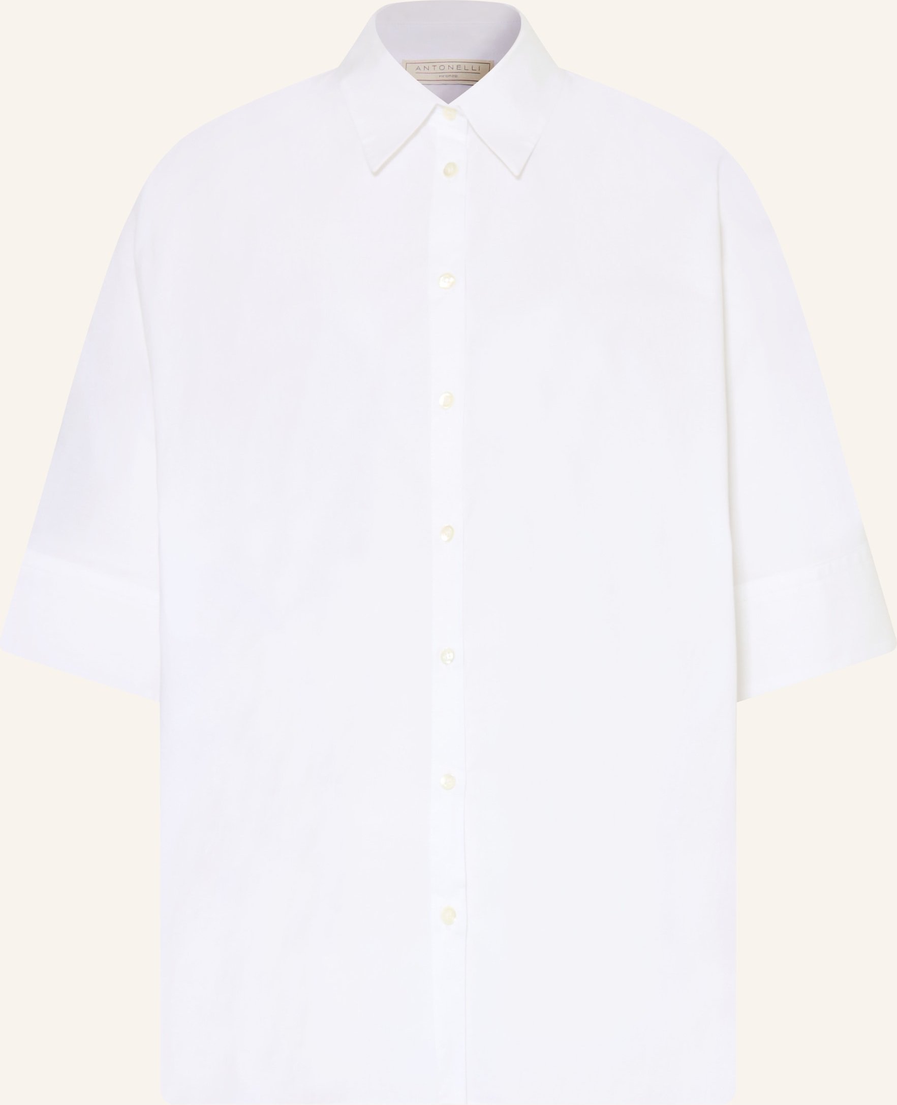 Antonelli Firenze Oversized-Hemdbluse weiss