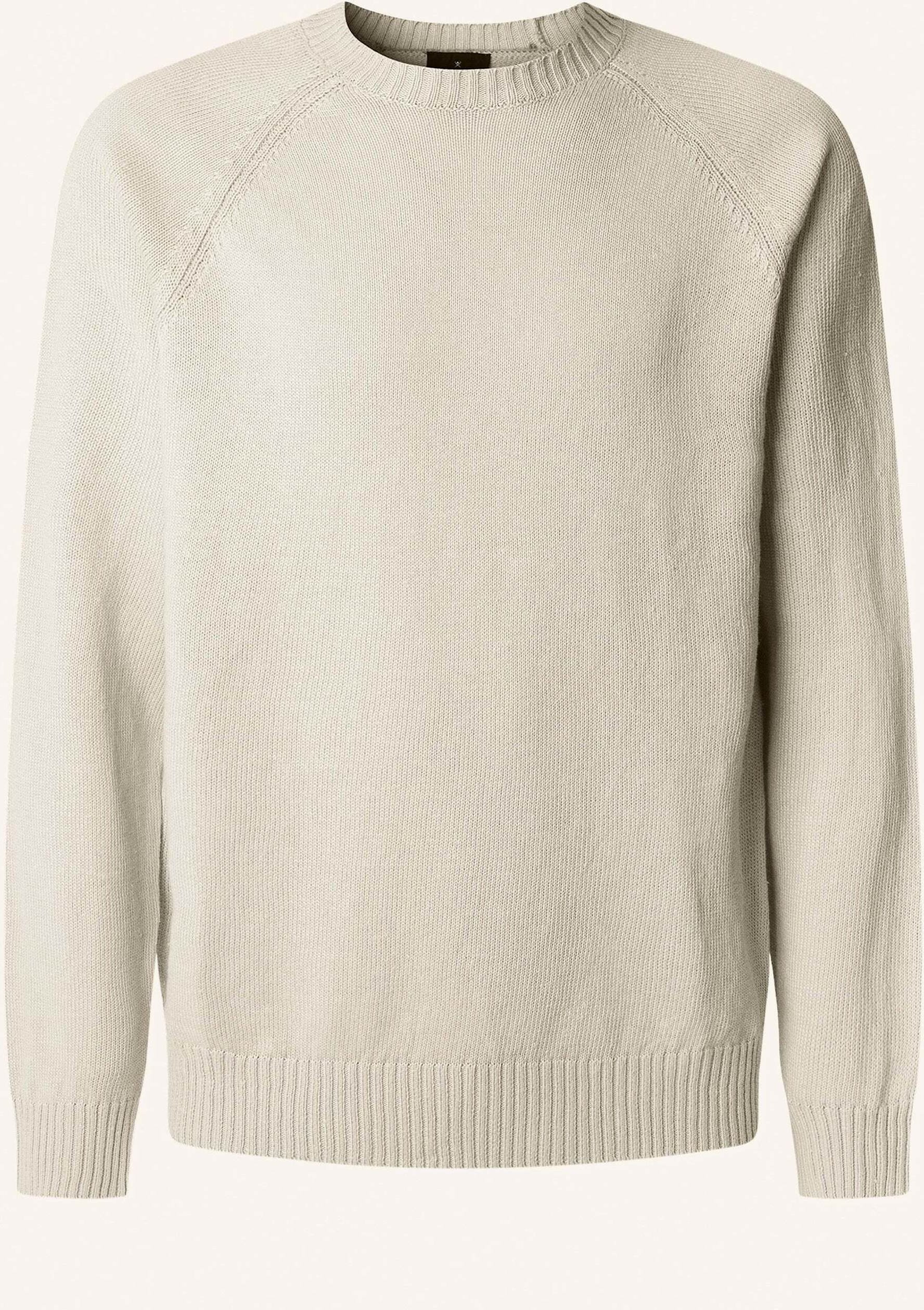Hackett London Pullover Summer Lin Cot Crew beige
