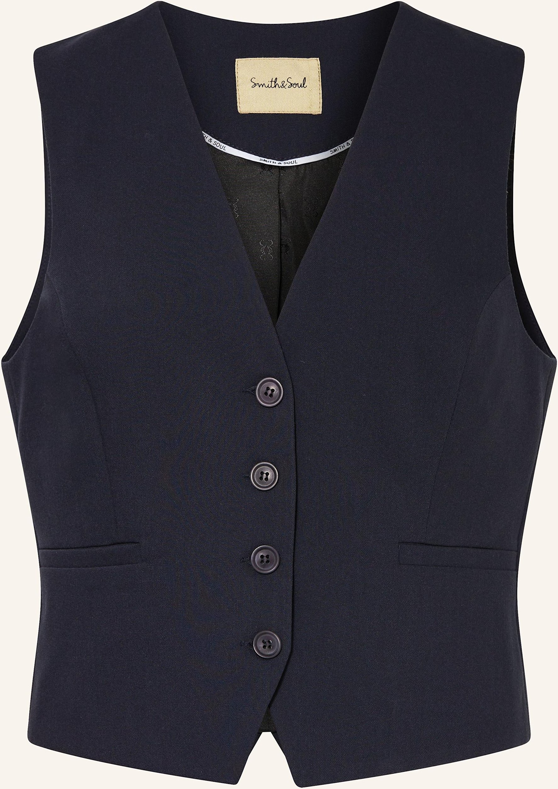 Smith & Soul Blazerweste blau