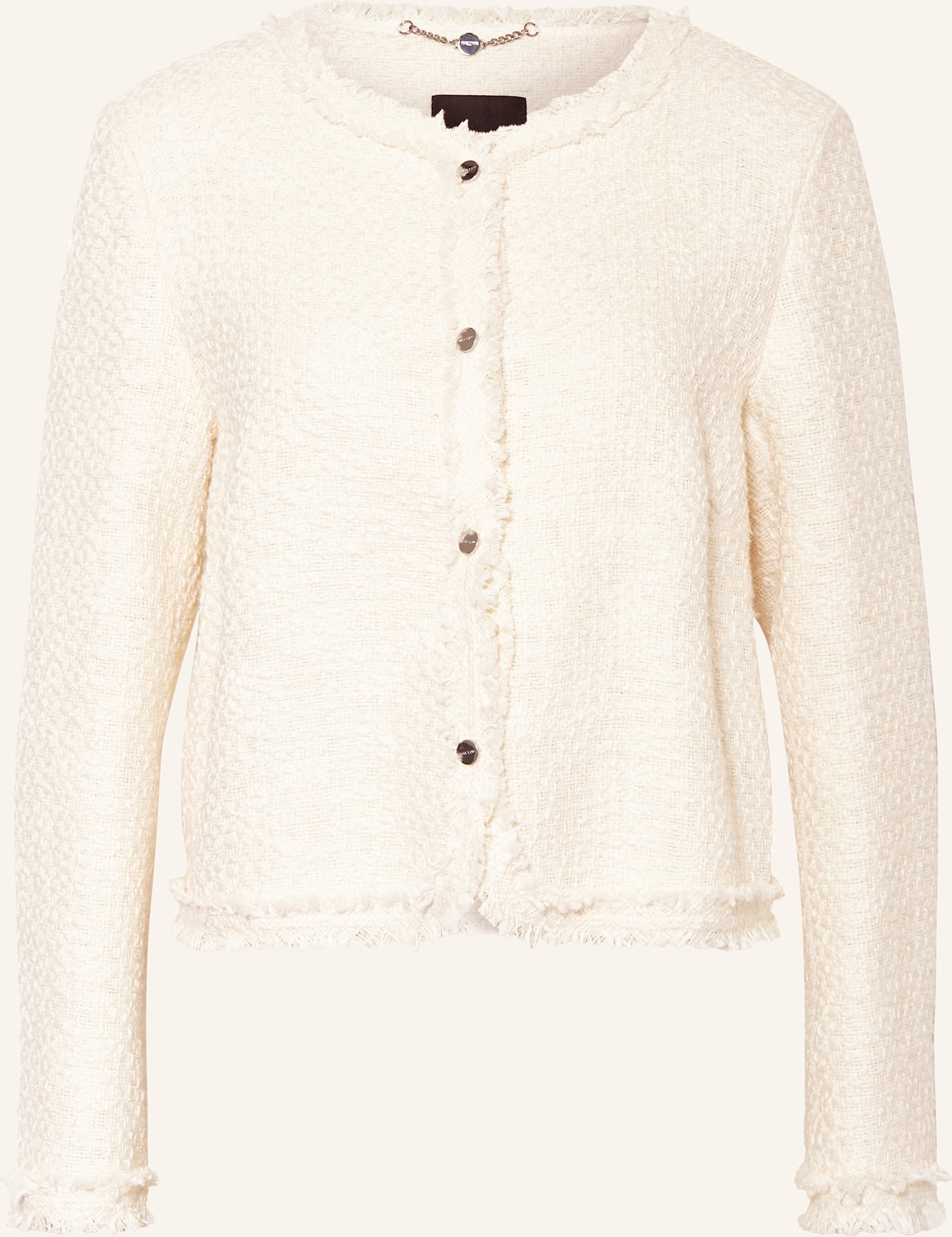 Marc Cain Tweed-Jacke weiss