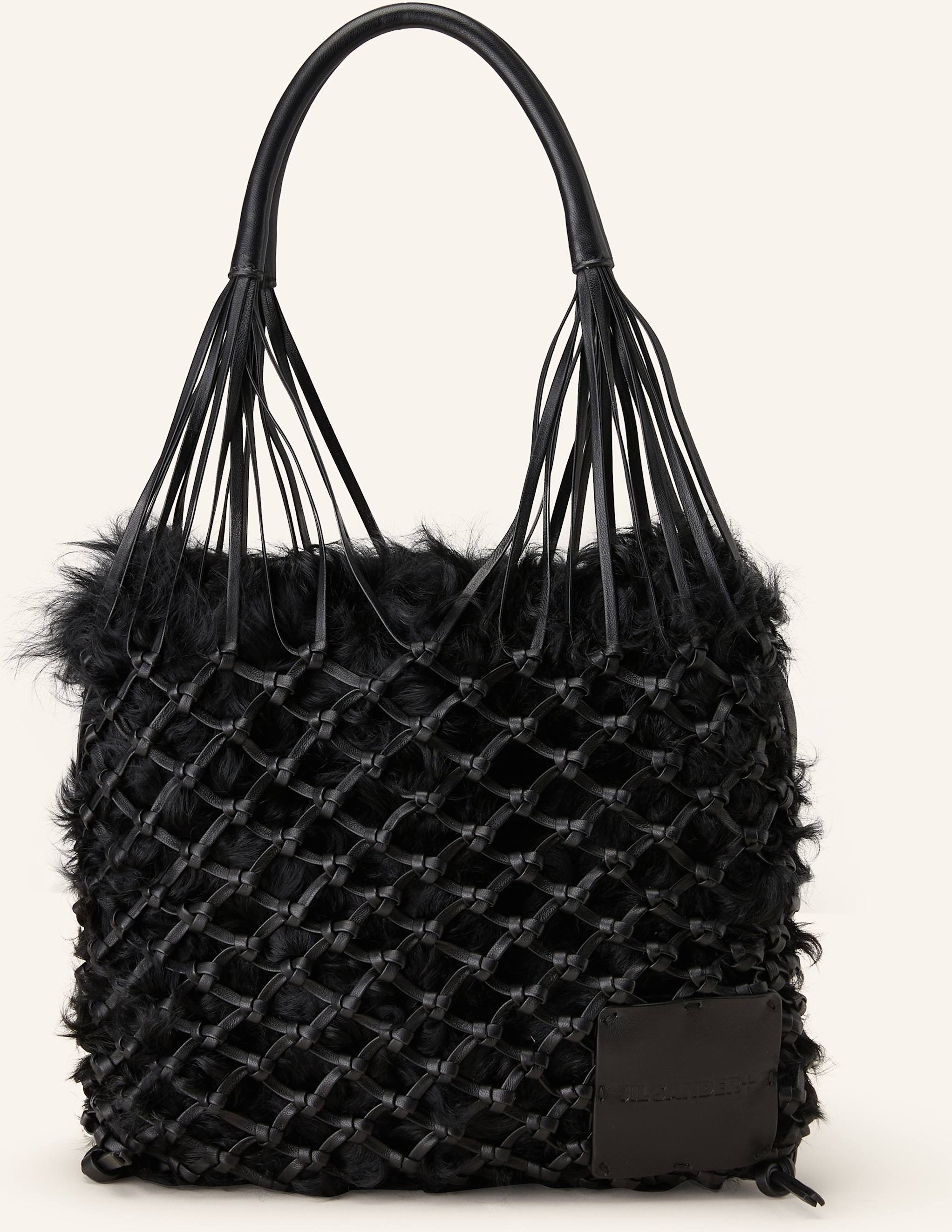 Jil Sander Handtasche schwarz