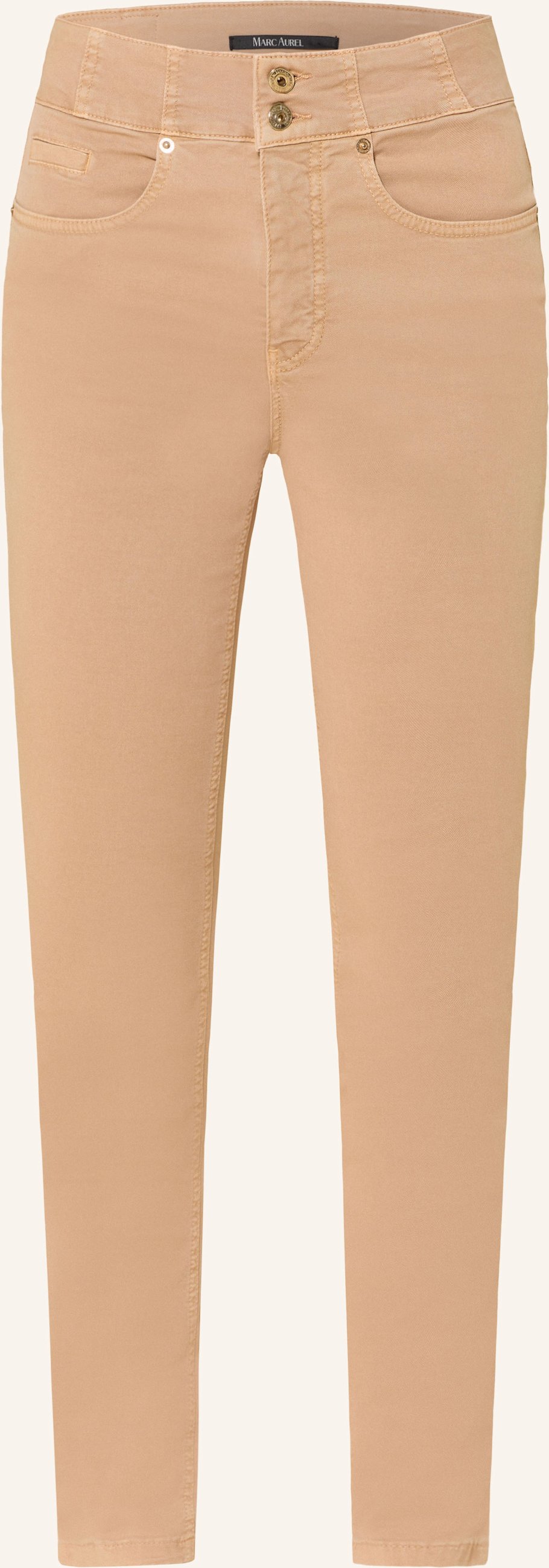 Thumbnail - Marc Aurel Skinny Jeans beige
