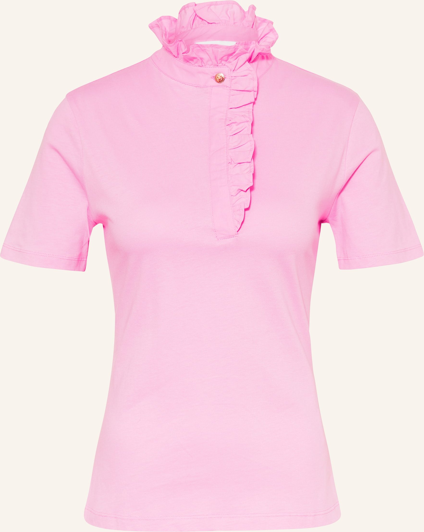 Rich & Royal T-Shirt Mit Rüschen rosa