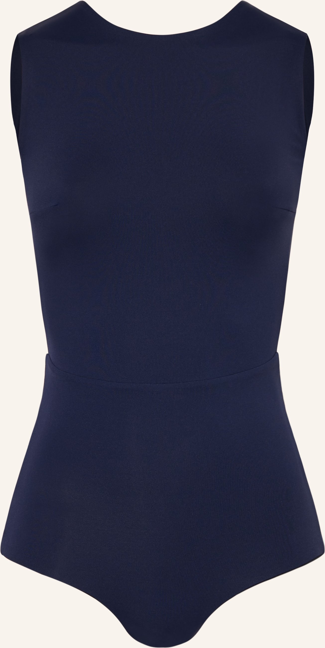 Mymarini High-Neck-Badeanzug Classics Zum Wenden Mit Uv-Schutz 50+ blau