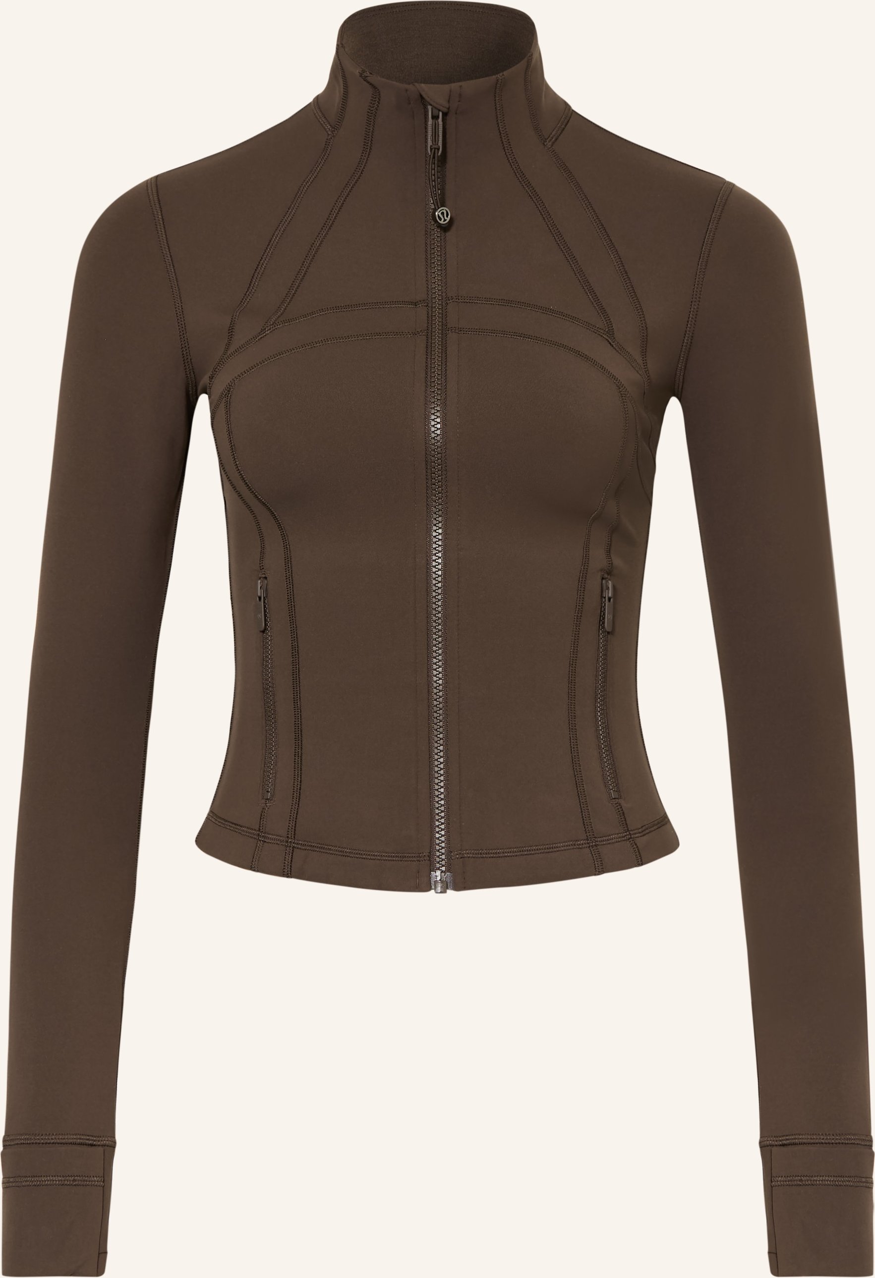Lululemon Yoga-Jacke Define Cropped braun