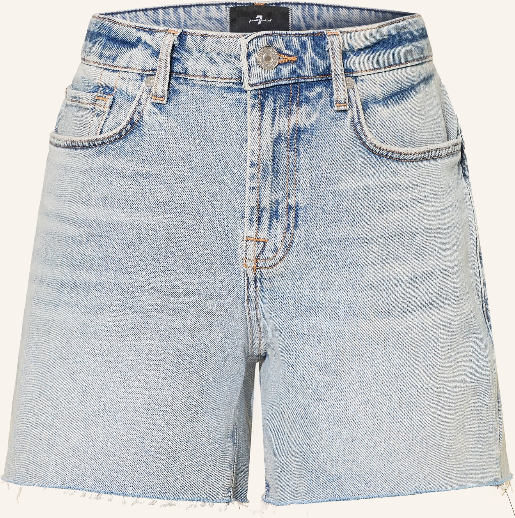7 For All Mankind Jeansshorts Monroe blau