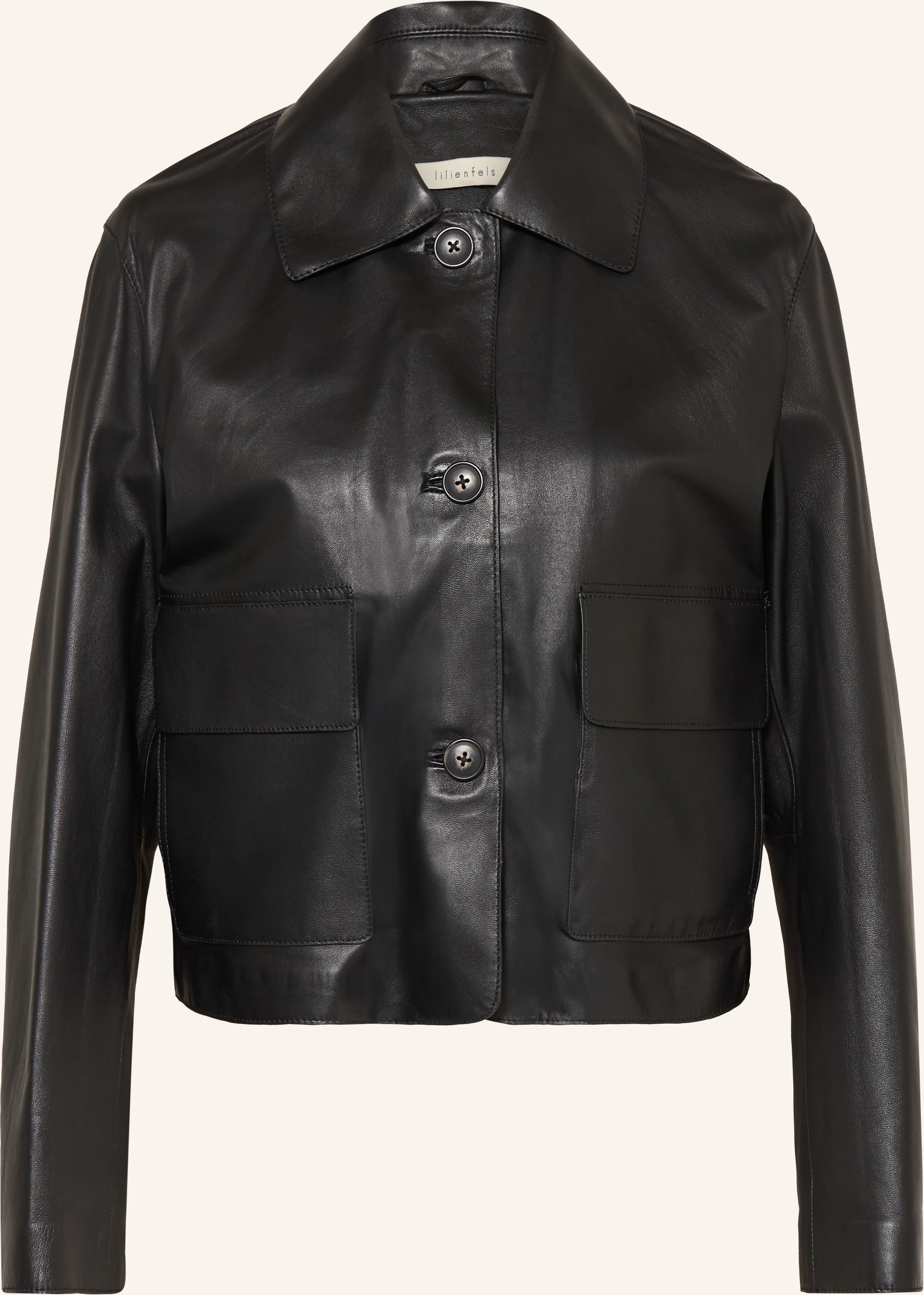 Lilienfels Lederjacke schwarz