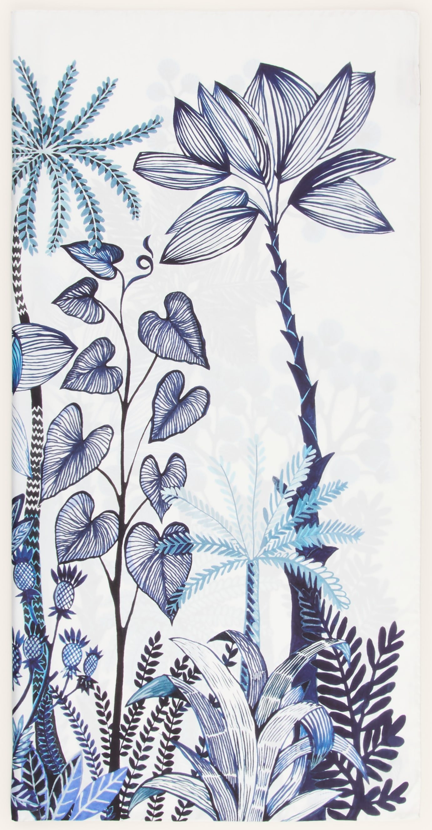 Barbieri Seidentuch blau