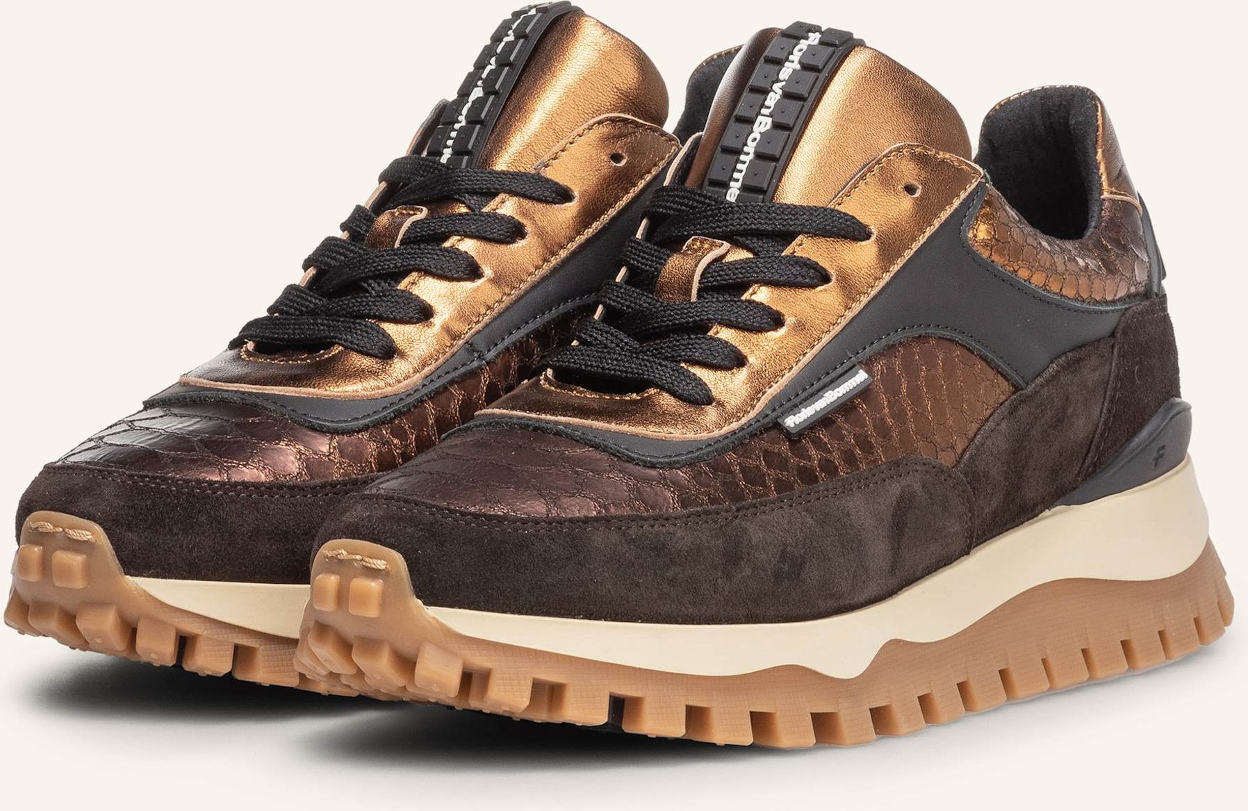 Floris Van Bommel Sneaker Grommi 01 braun