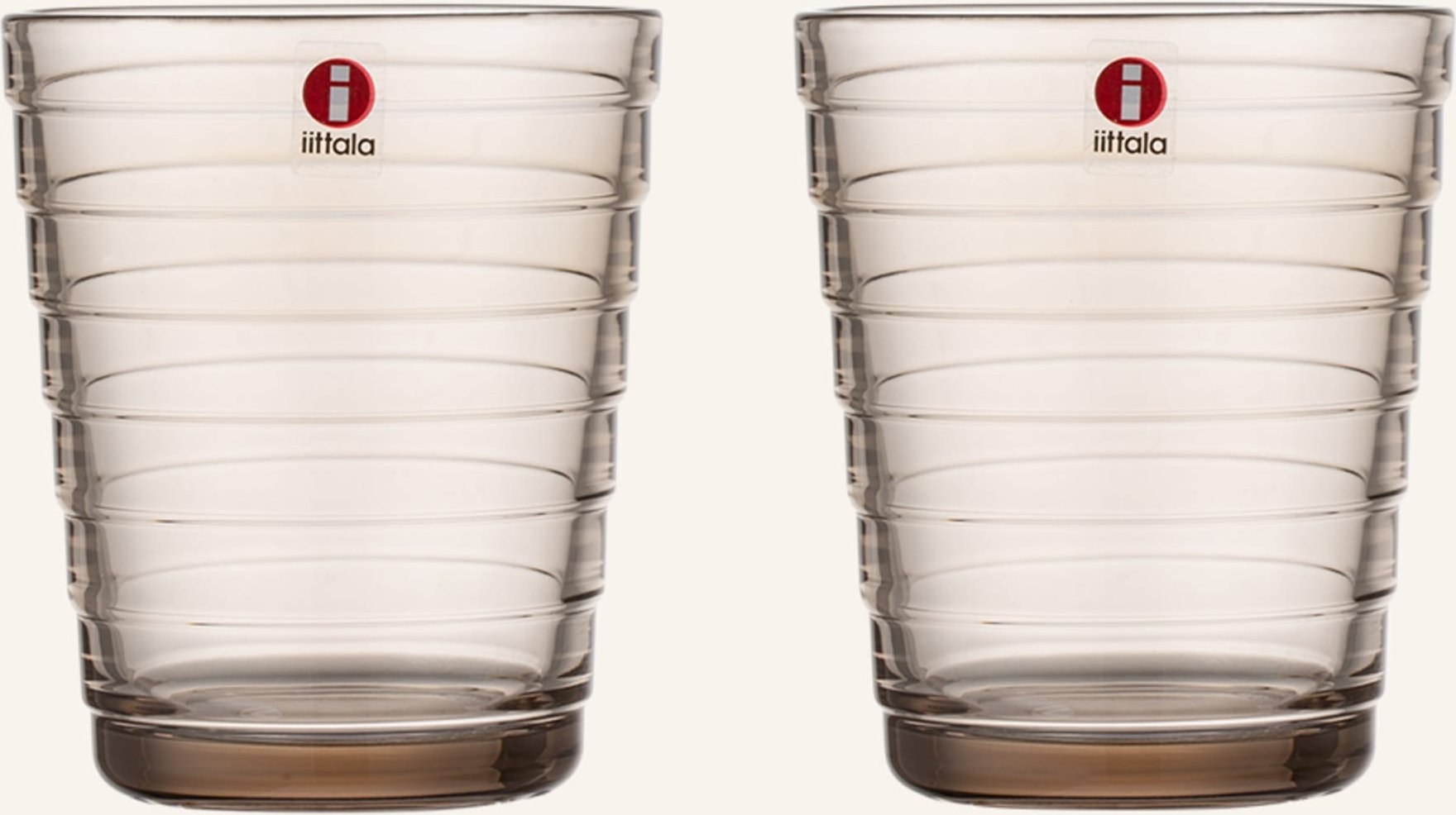 Thumbnail - Iittala 2er-Set Trinkgläser Aino Aalto beige