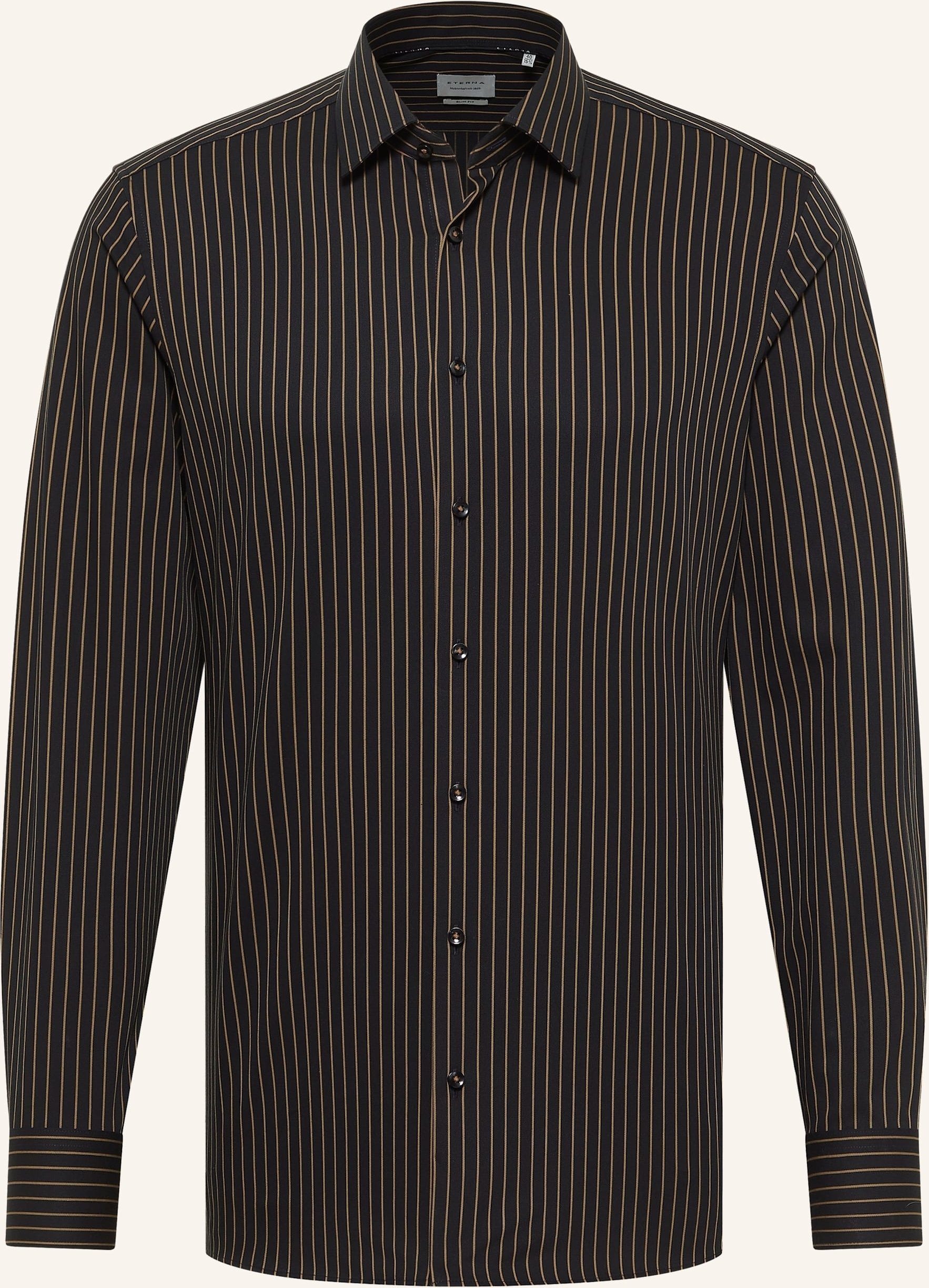 Thumbnail - Eterna Hemd Slim Fit braun