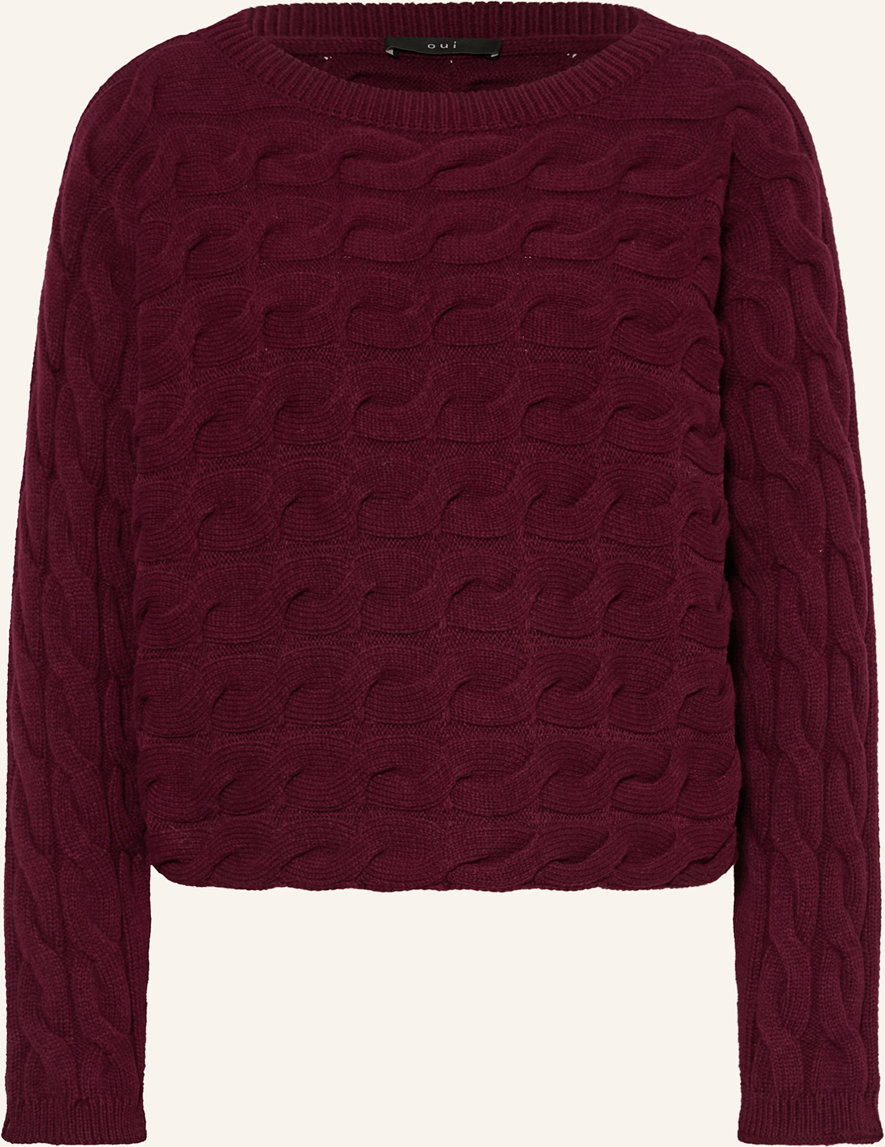 Oui Pullover Sirah rot