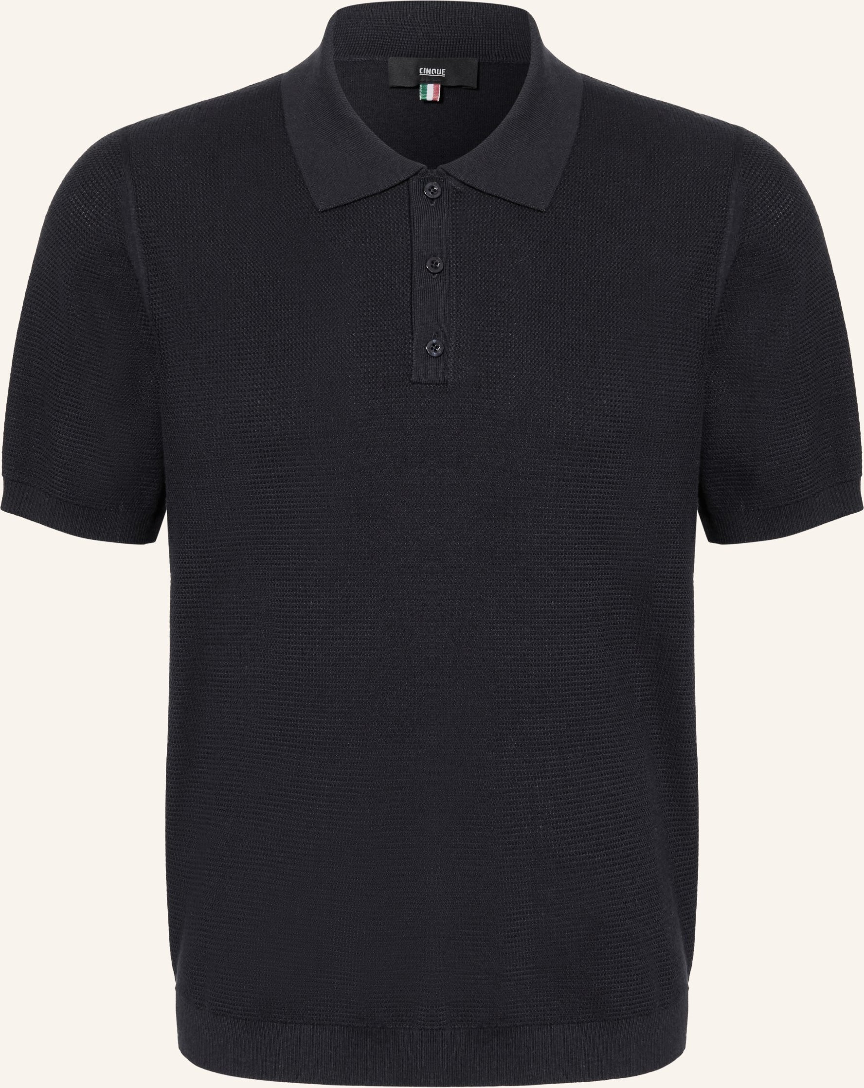 Cinque Strick-Poloshirt Ciflav blau