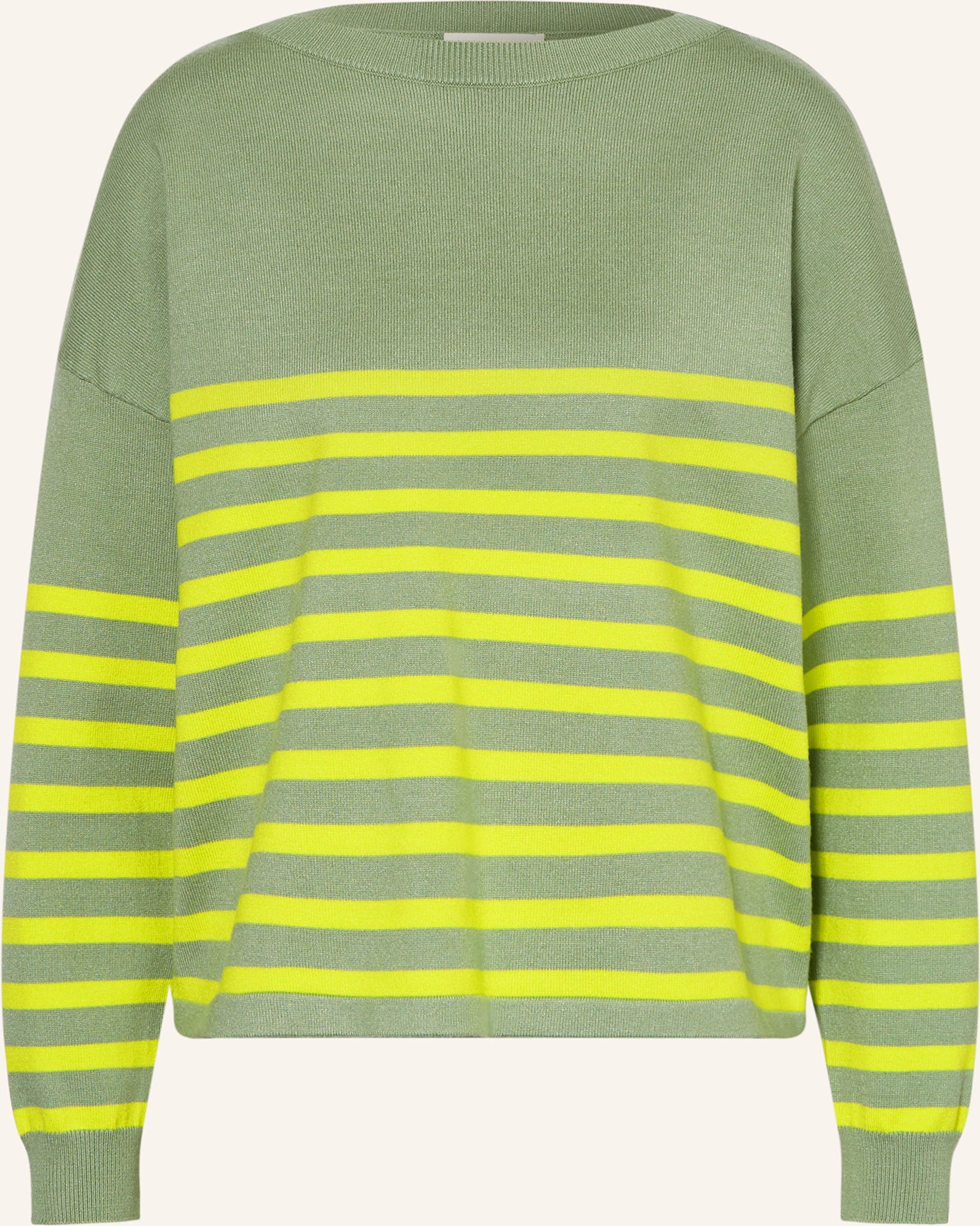 Cartoon Pullover gruen