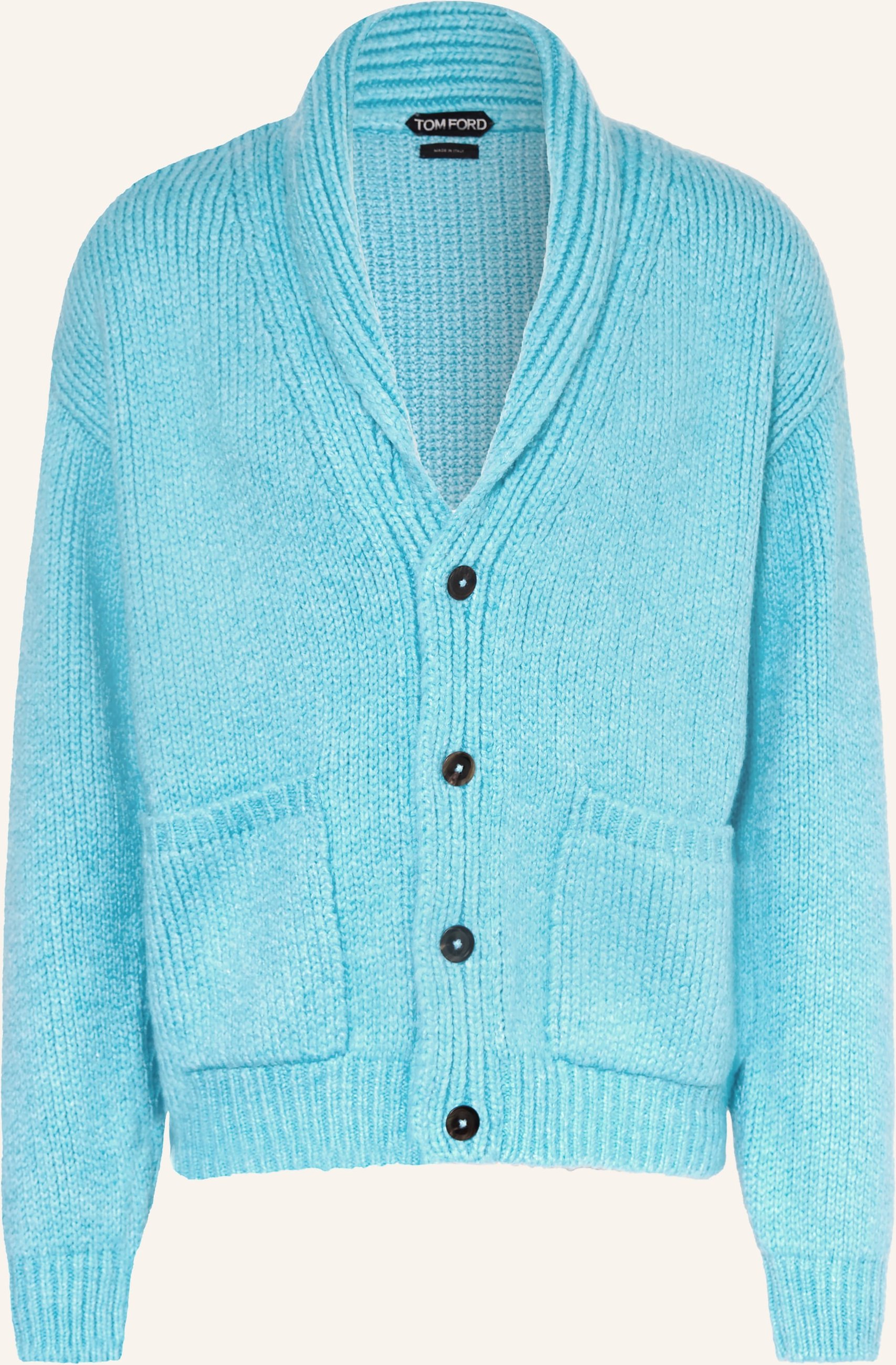 Tom Ford Strickjacke Aus Cashmere blau
