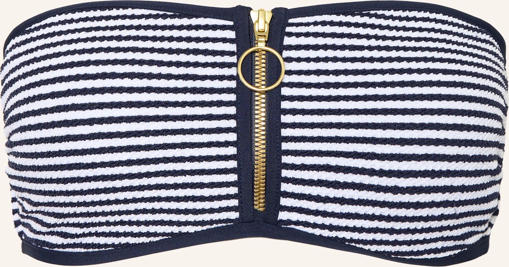 Seafolly Bandeau-Bikini-Top Clubhouse blau