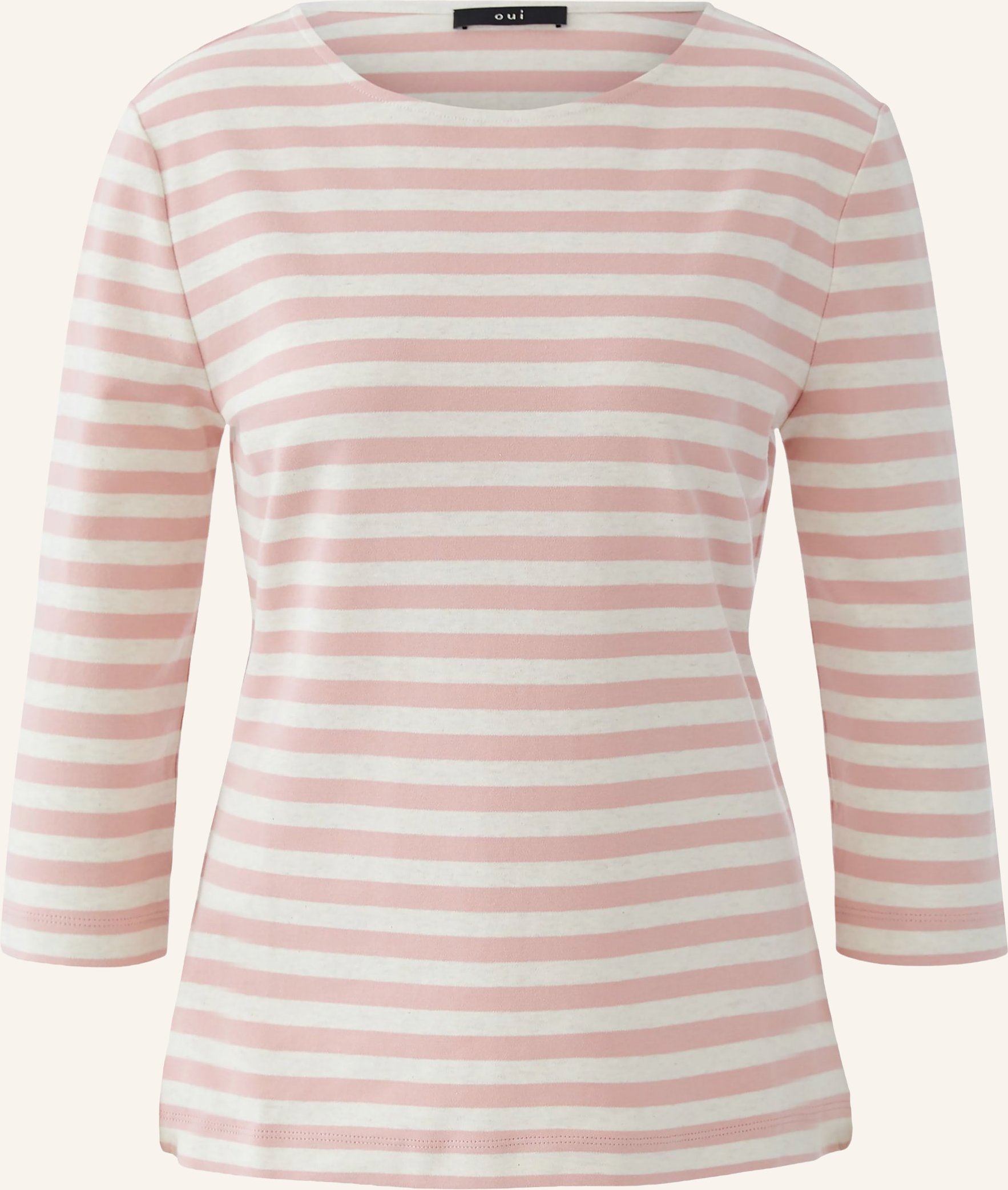 Thumbnail - Oui Shirt Soleila Mit 3/4-Arm weiss