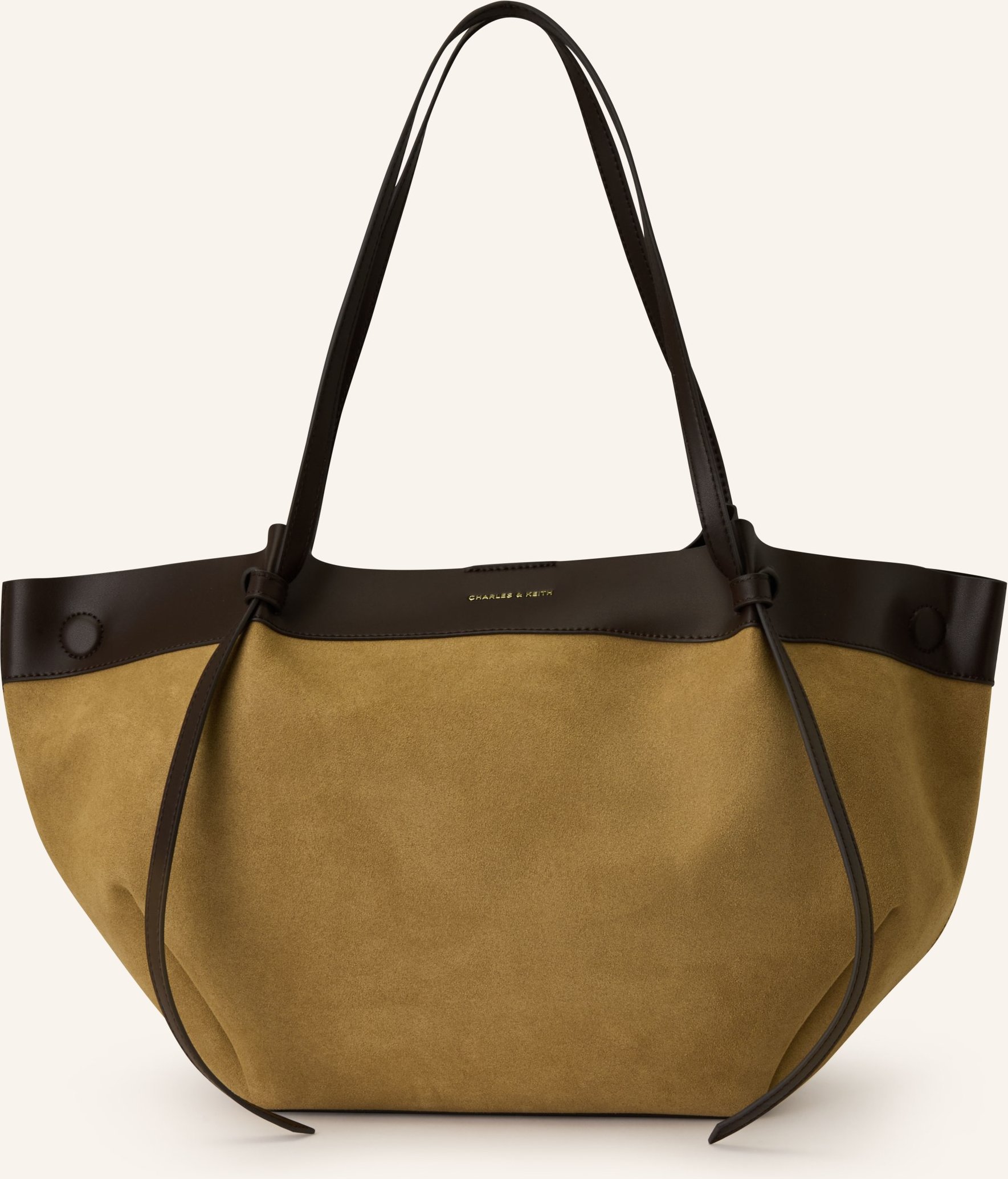 Charles & Keith Shopper Calla Mit Pouch braun