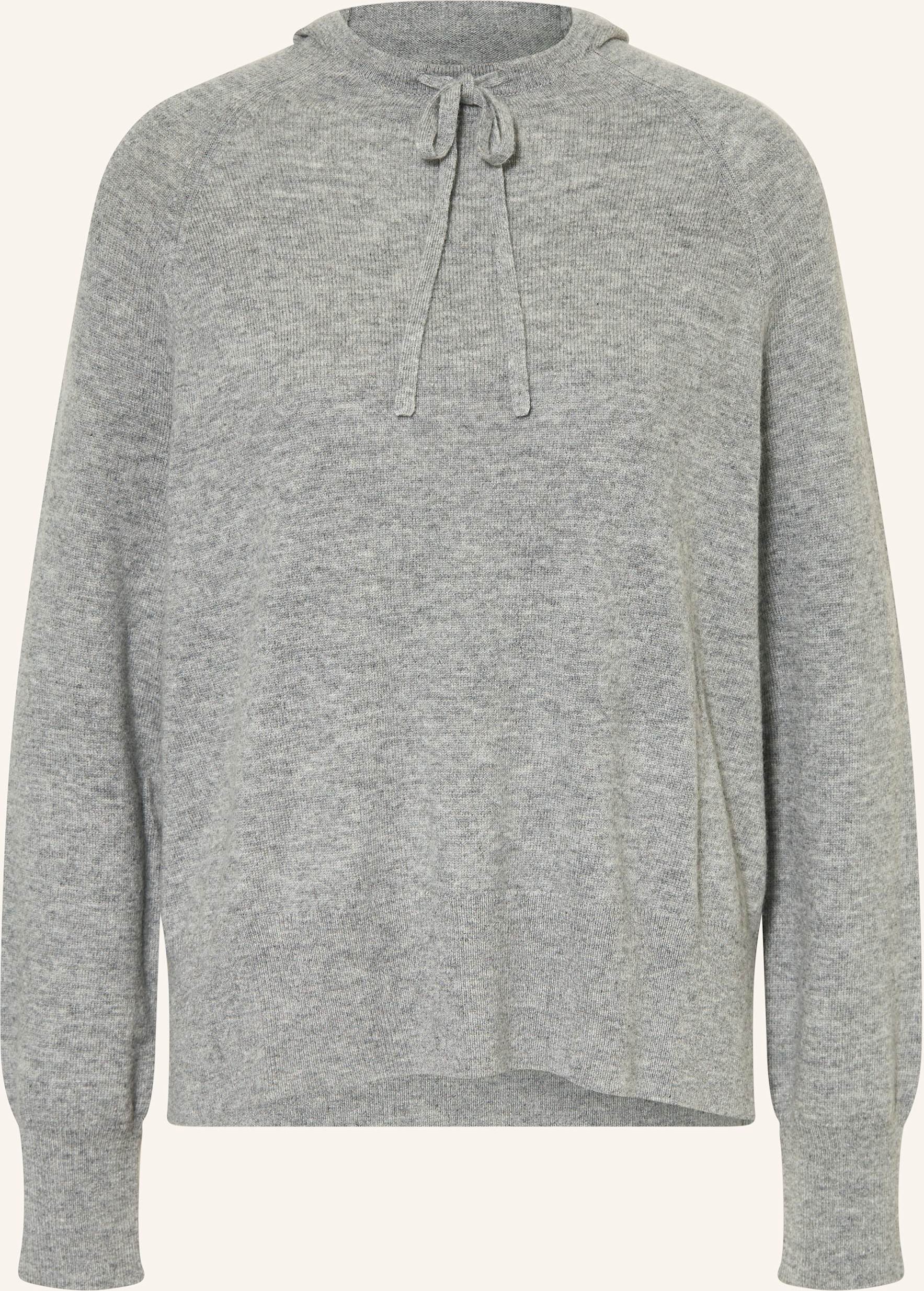 Allude Strick-Hoodie Mit Cashmere grau